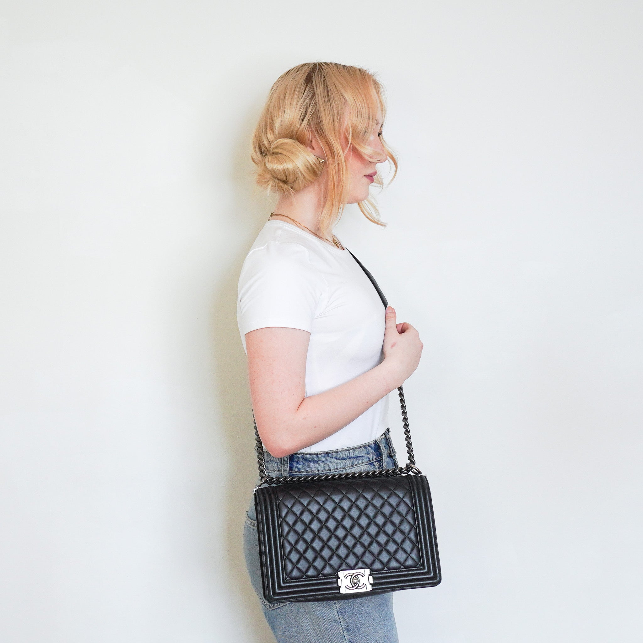 Chanel Boy Bag in Black RRP £6000 | Authentic Preloved - Reloved Again