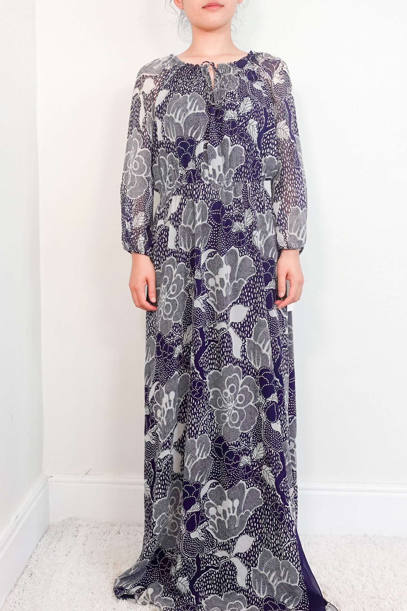 Diane Von Furstenberg Silk Maxi Dress RRP £450 | Authentic Preloved [final sale]