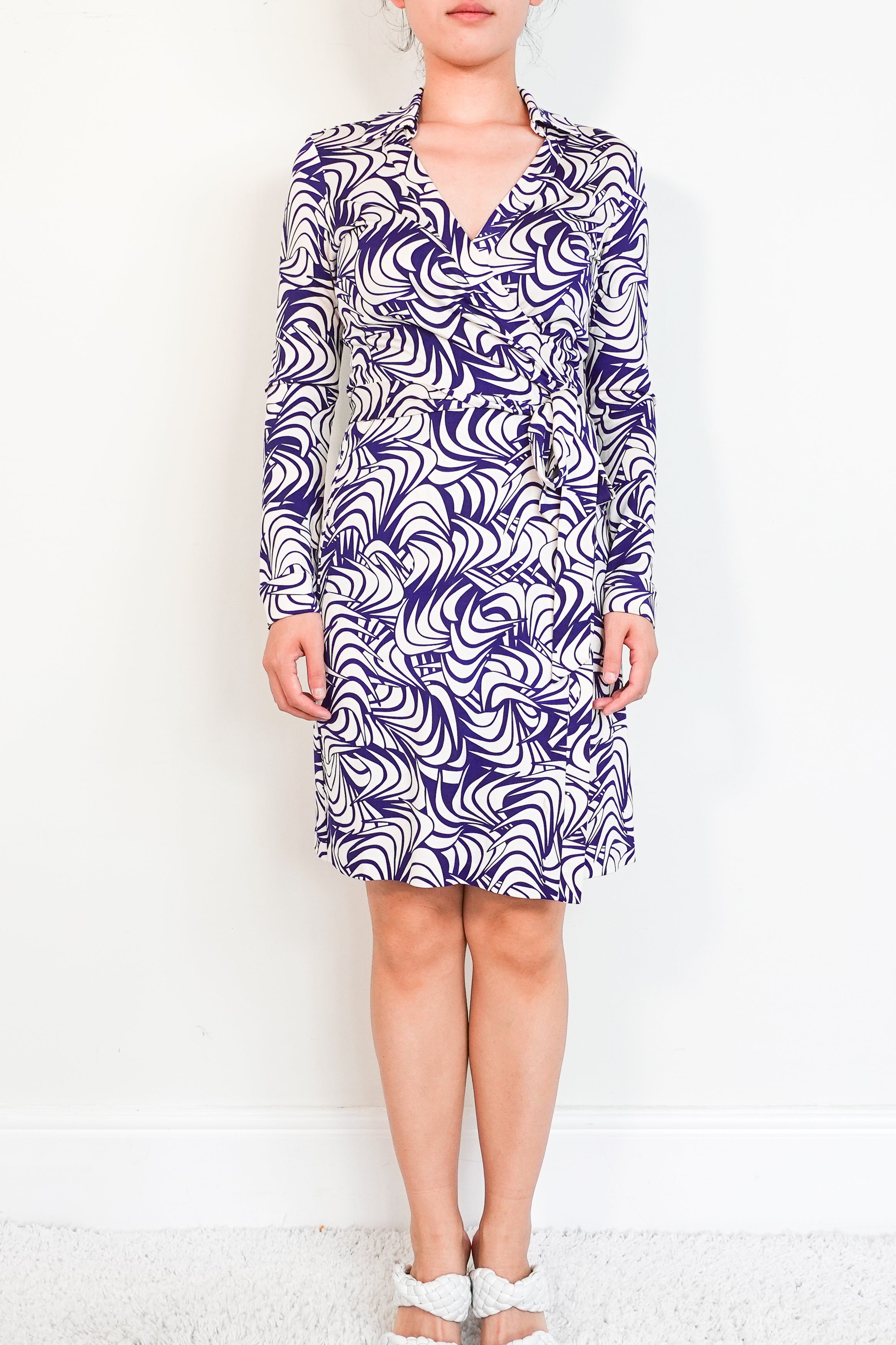 Diane Von Furstenburg Tie Midi Dress and Jacket 