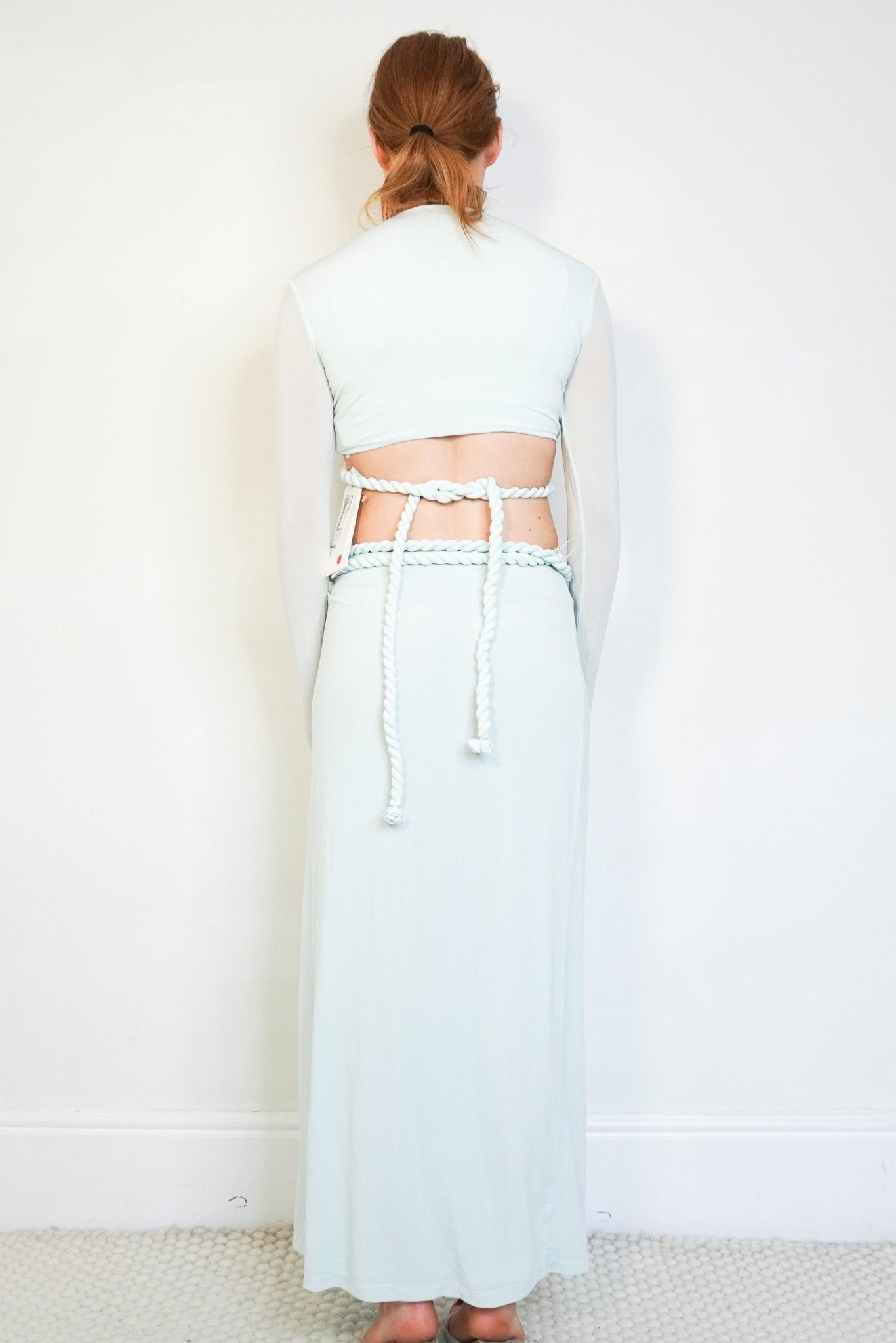 NEW Dion Lee Clear Blue Rope Wrap Top & Skirt Set (RRP £650) | Authentic Preloved - Reloved Again