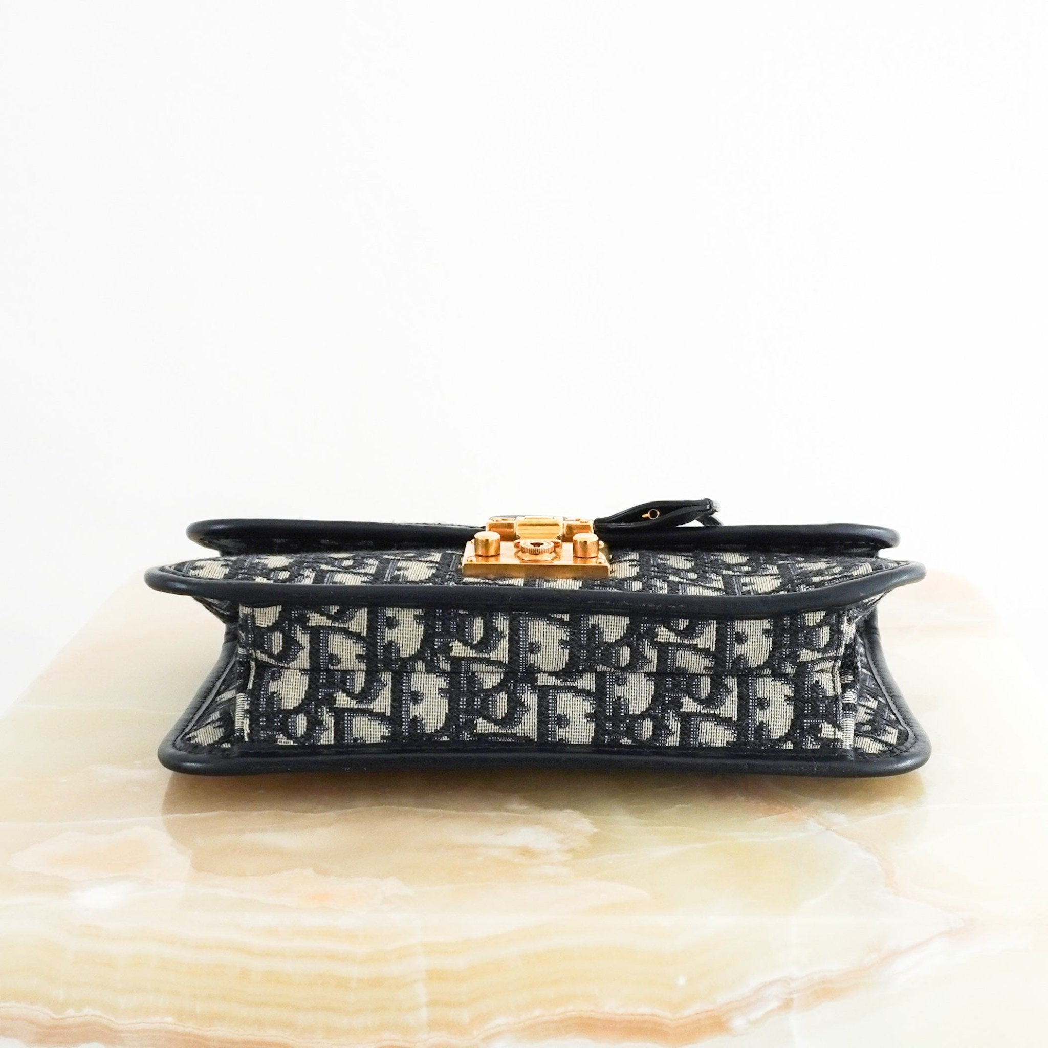 Dior Blue Oblique Canvas Dioraddict Medium Flap Bag RRP £2900 | Authentic Preloved - Reloved Again