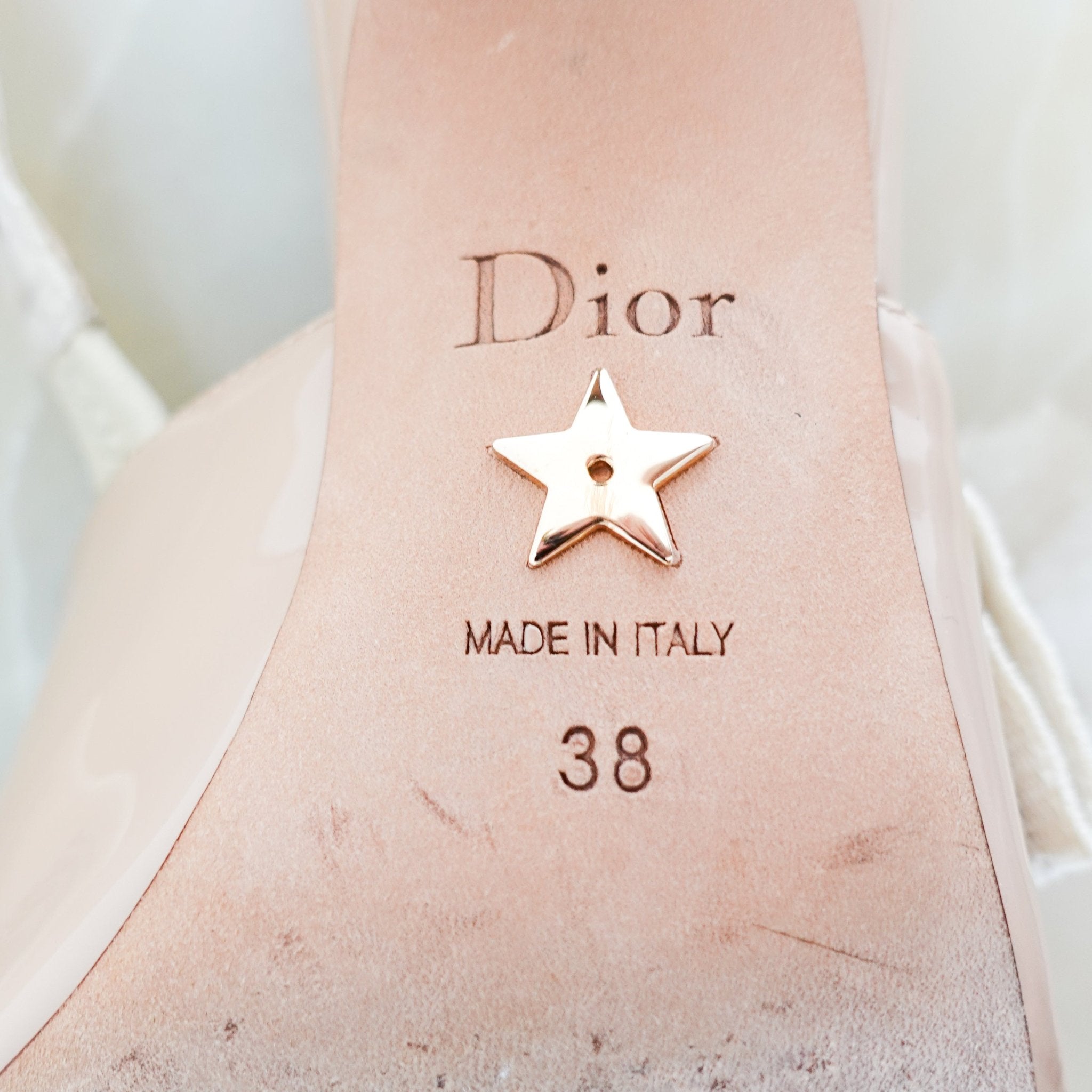 Dior J’adior Logo Nude Beige Slingback Heels RRP £850 | Authentic Preloved - Reloved Again
