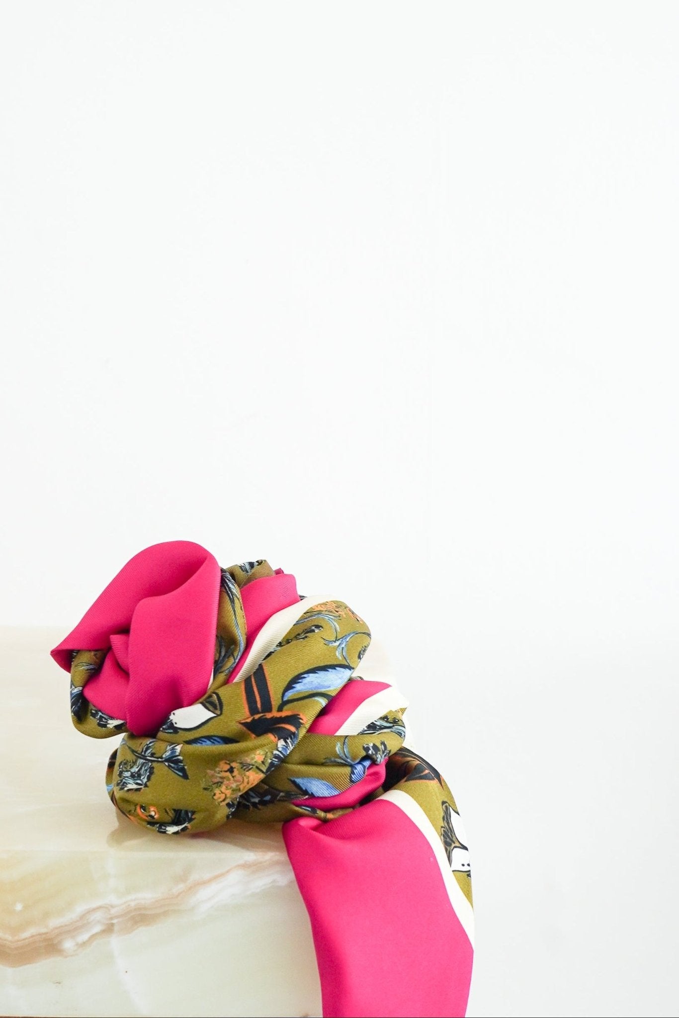 Dior Pink Mitzah Floral Silk Scarf | Authentic Preloved FINAL SALE