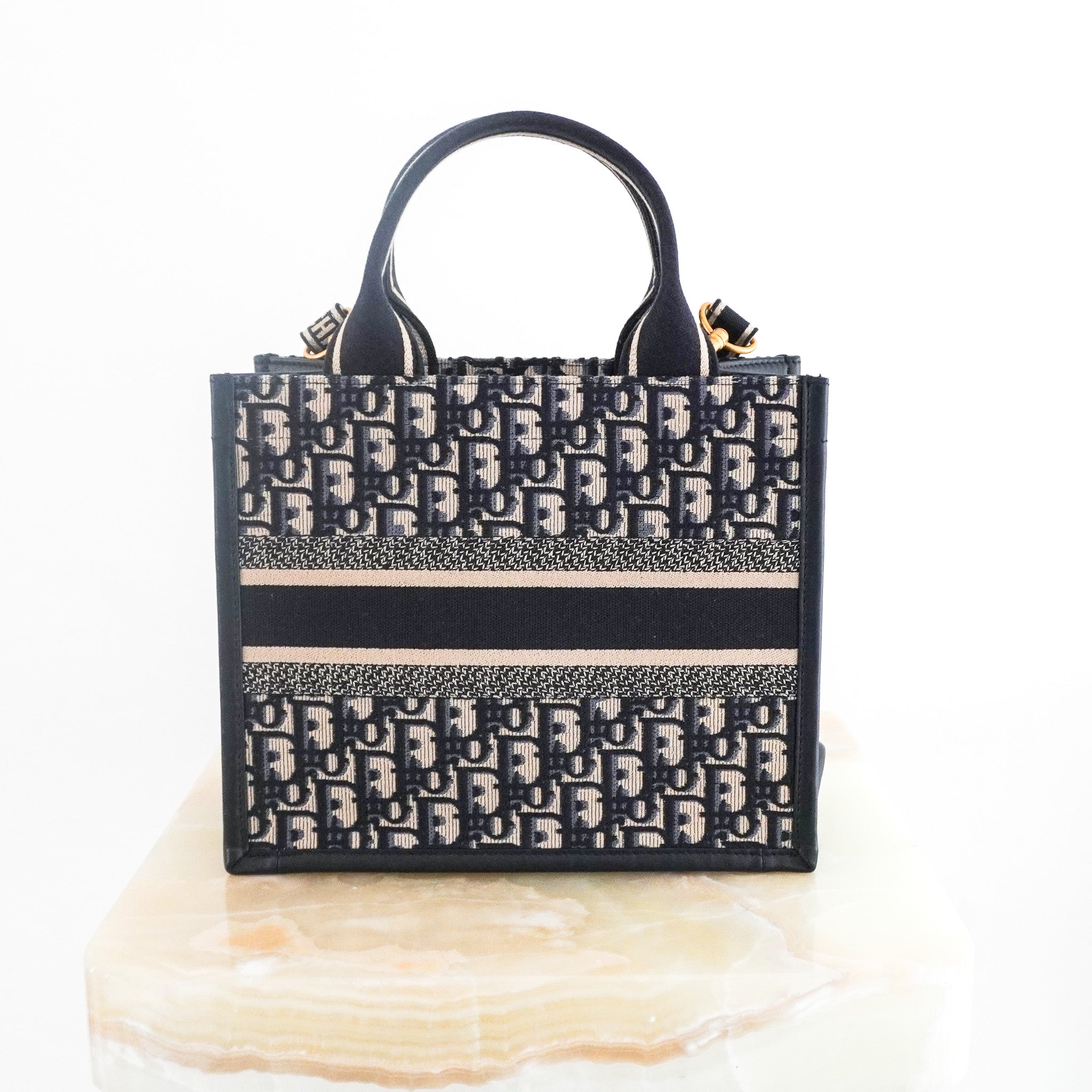 Dior-Oblique-Small-Book-Tote-in-Navy-back-picture