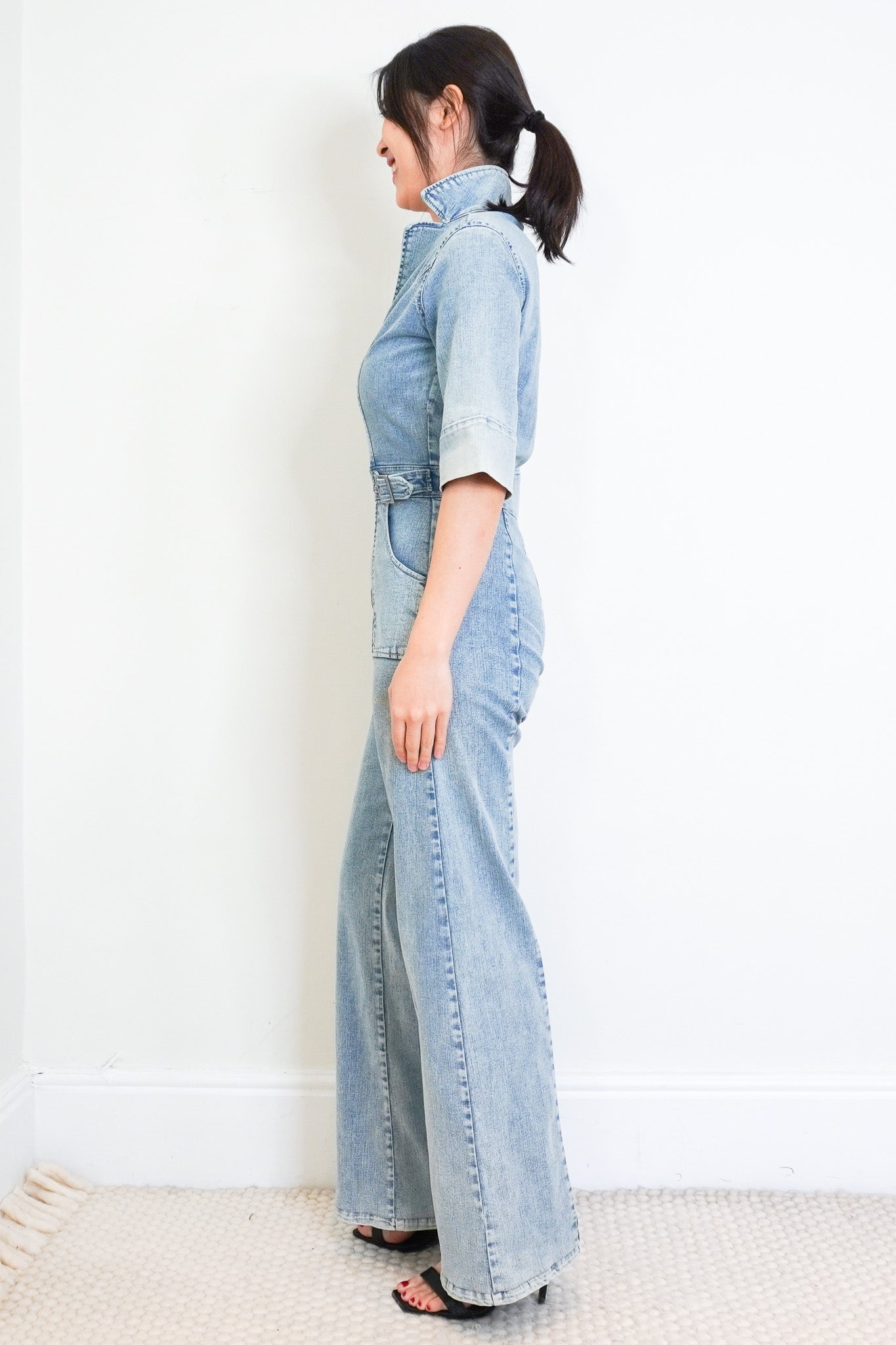 Donna-Ida-Blue-Denim-Jumpsuit-side-picture
