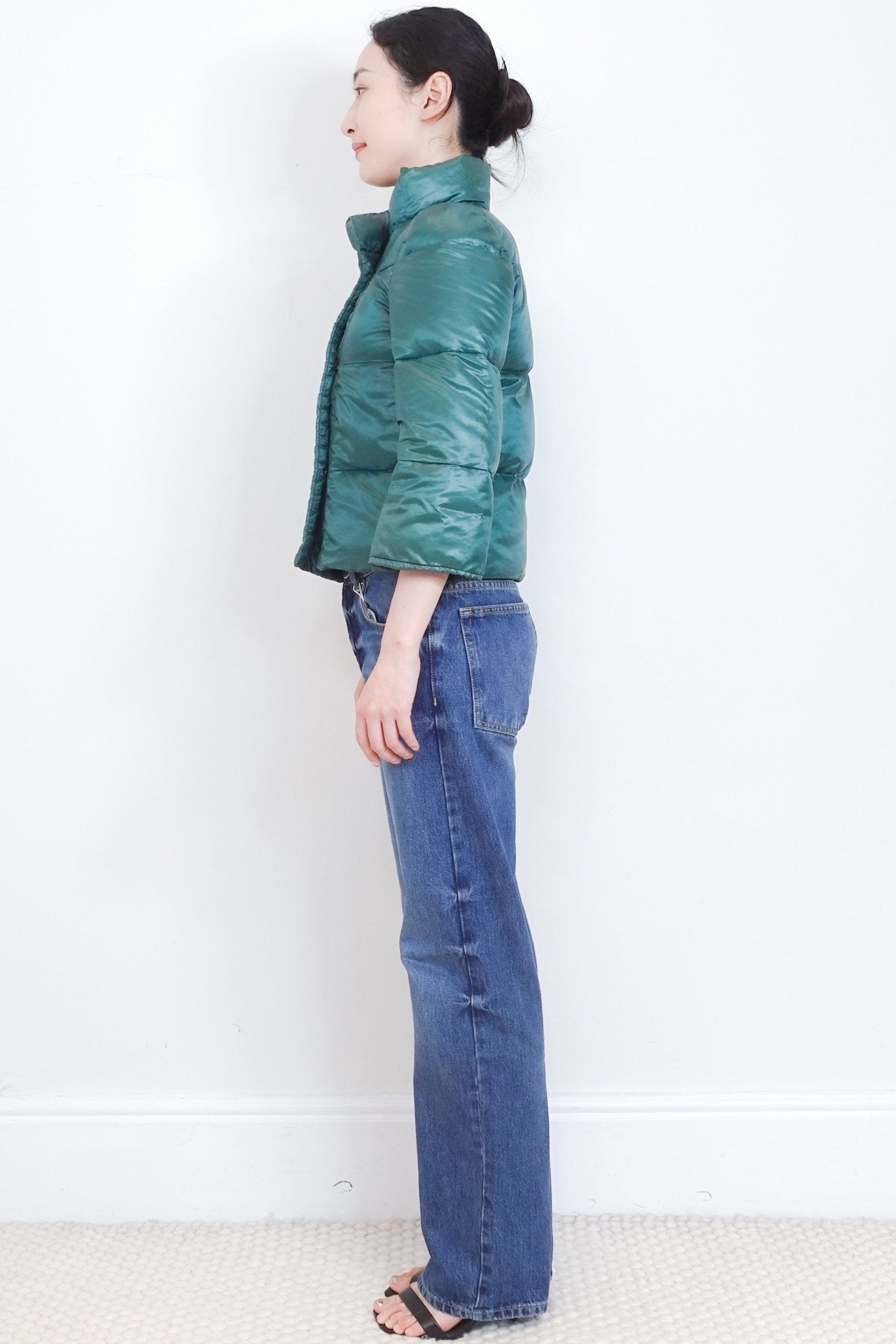 Dries Van Noten Green Puffer Jacket RRP £1395 | Authentic Preloved - Reloved Again