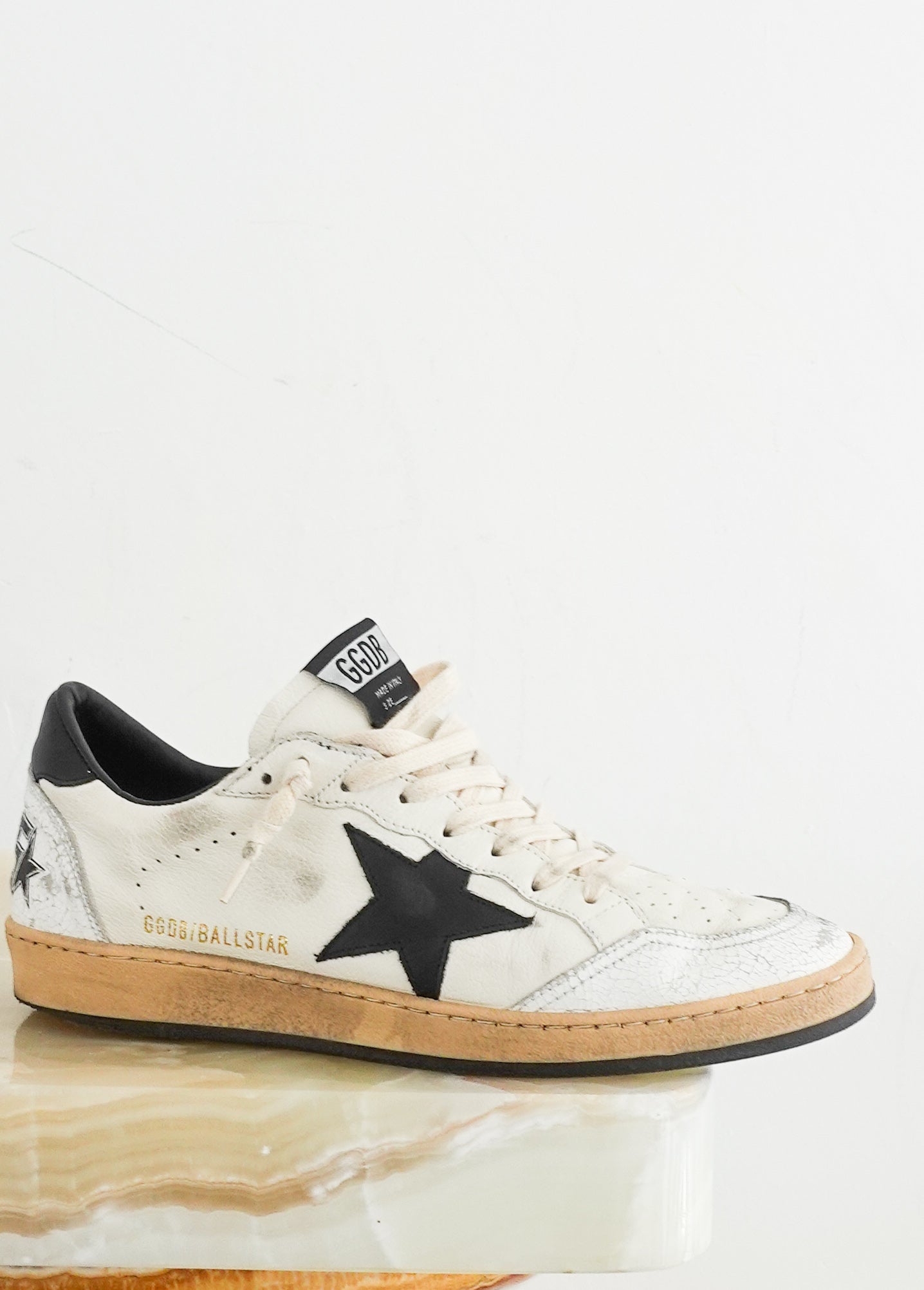 Ballstar distressed trainers RRP £180