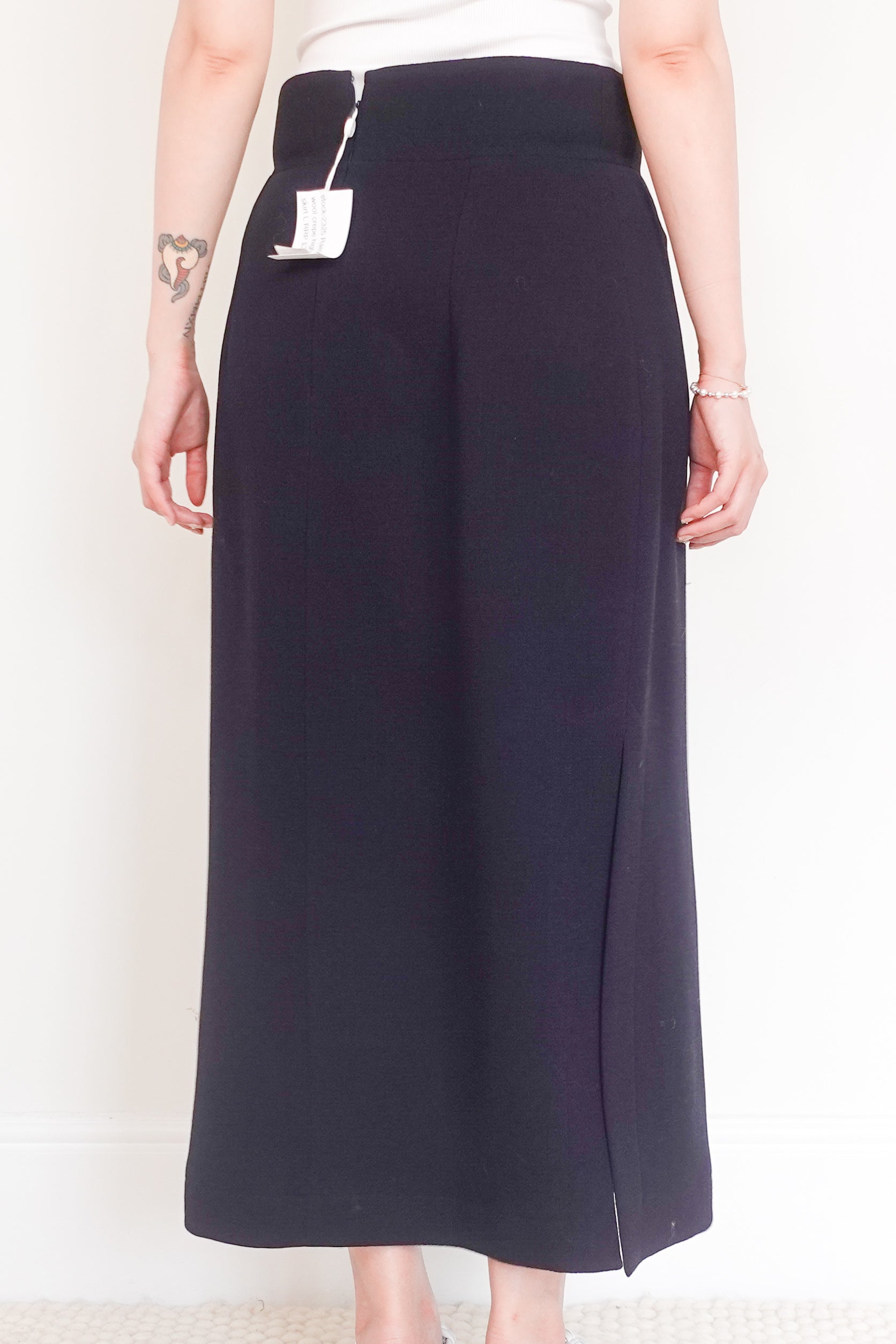 Crepe wool skirt RRP £325