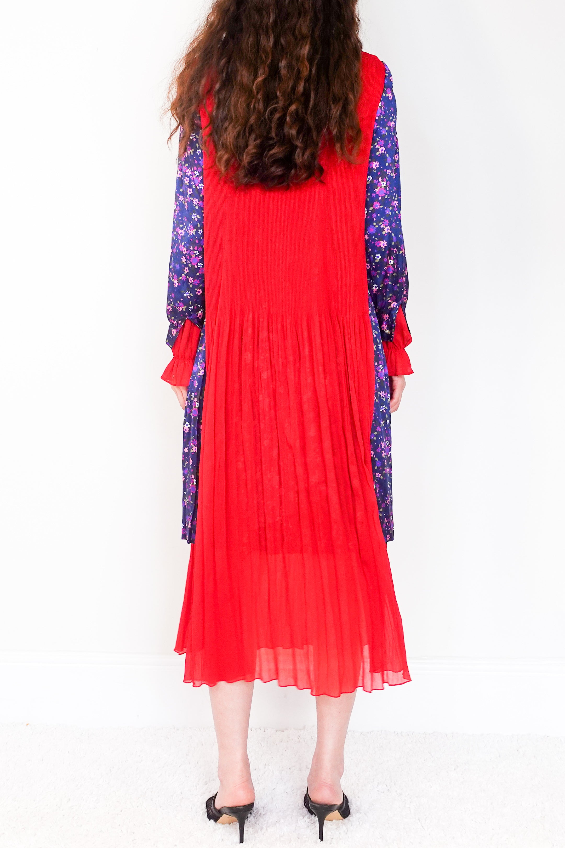 Pleated maxi dress RRP £2K