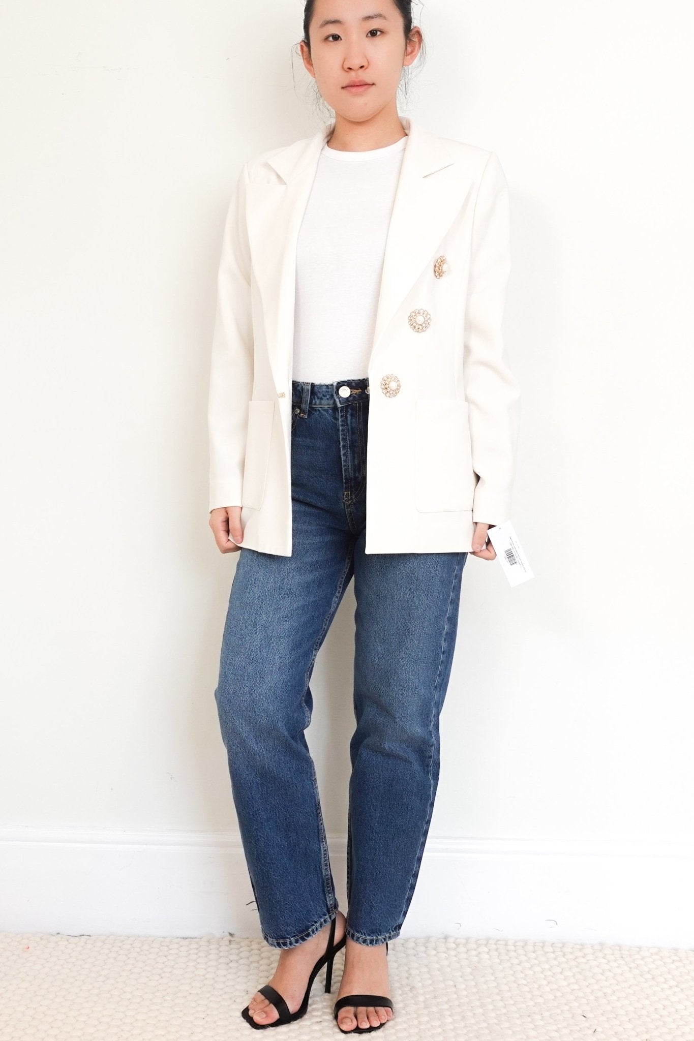 Edward Archour Cream Blazer RRP £800 | Authentic Preloved - Reloved Again