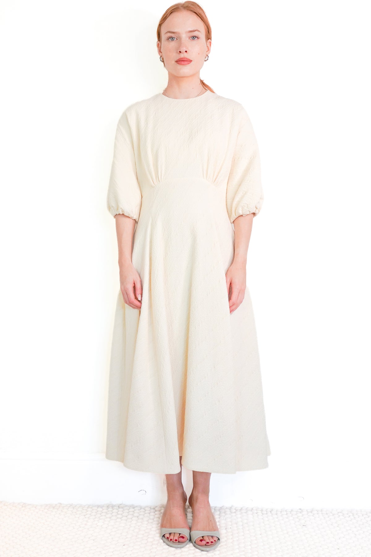 Emilia Wickstead Cloqué Gown (RRP £2000) | Authentic Preloved front