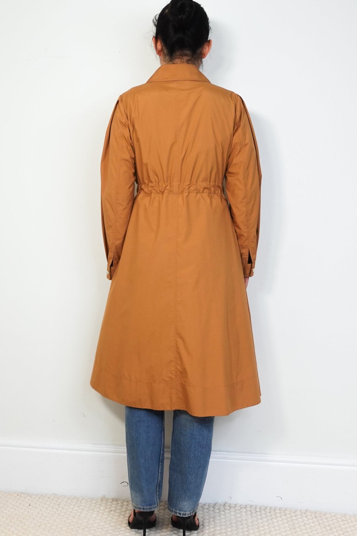 Emme Marella Tobacco Brown Trench Coat RRP £390 | Authentic Preloved [final sale] - Reloved Again