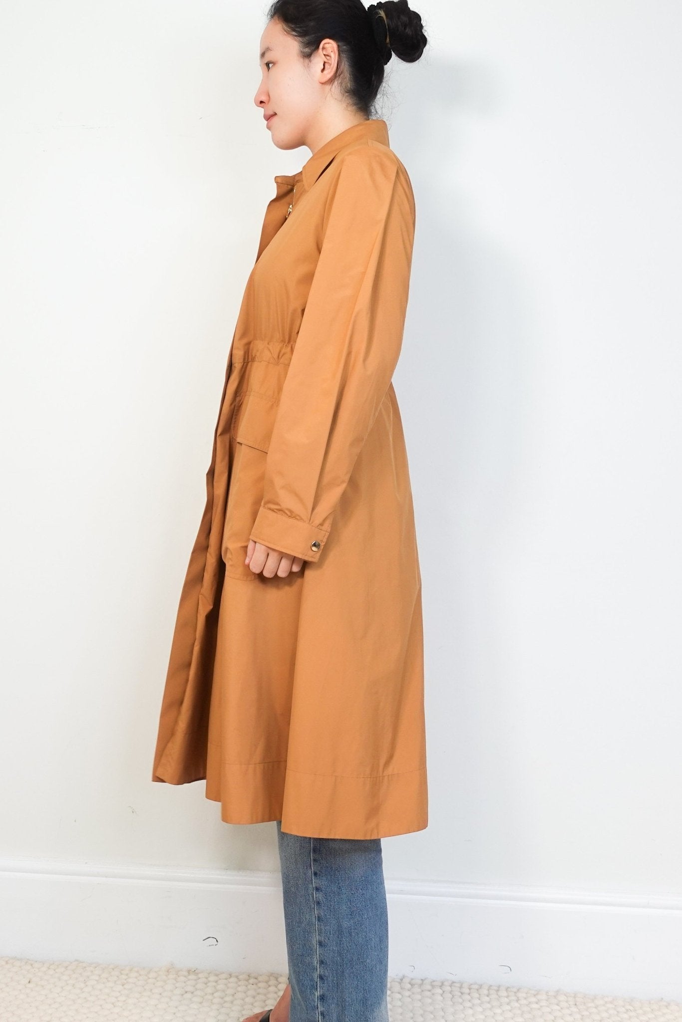 Emme Marella Tobacco Brown Trench Coat RRP £390 | Authentic Preloved [final sale] - Reloved Again