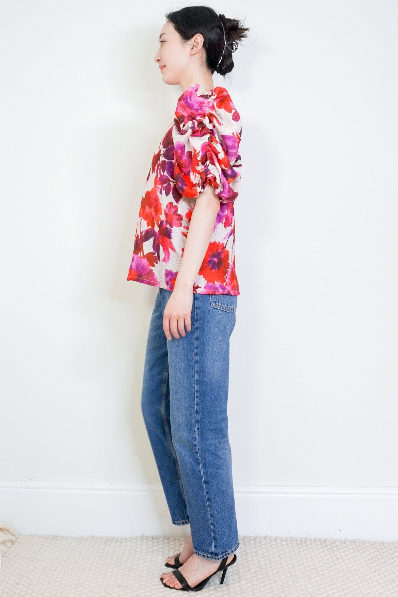 Essentiel-Antwerp-Pink-Henrietta-Blouse-side-picture-Chelsea-London