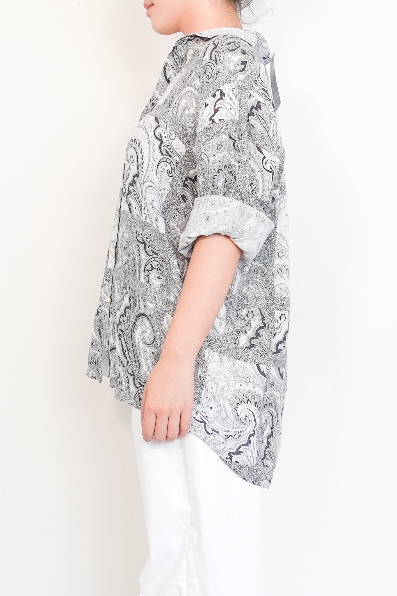 Etro-Linen-Paisley-Print-Button-up-shirt-Unisex-side-picture