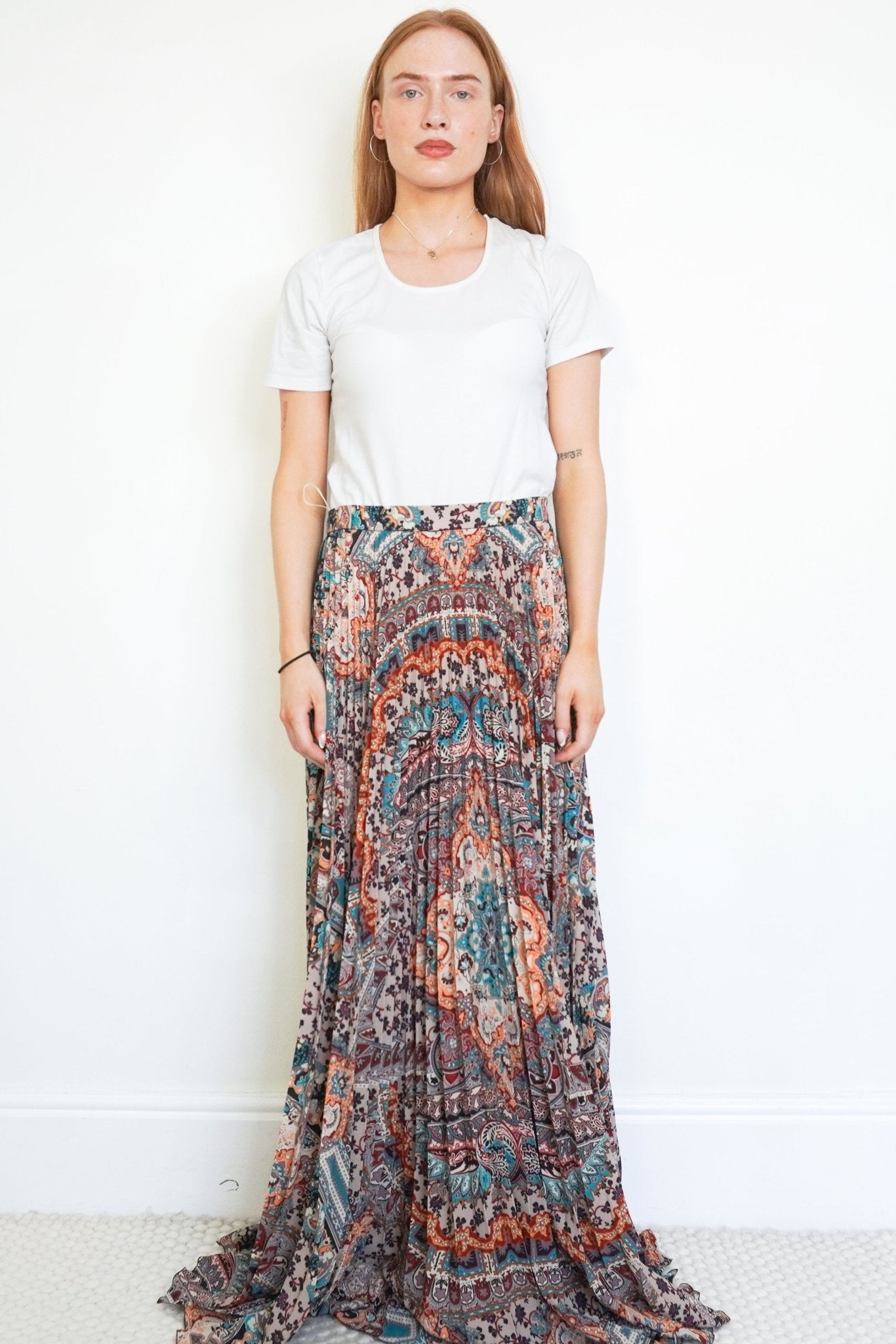 Etro Paisley Print Silk Blend Maxi Skirt (RRP £1251) | Authentic Preloved - Reloved Again