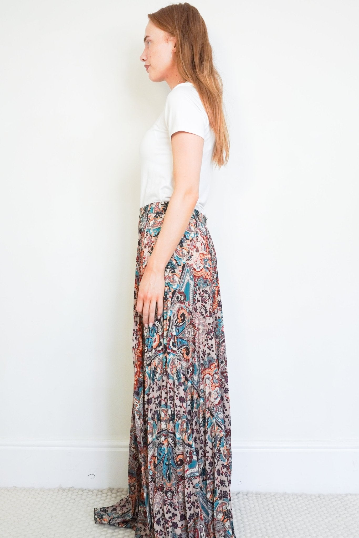 Etro Paisley Print Silk Blend Maxi Skirt (RRP £1251) | Authentic Preloved - Reloved Again