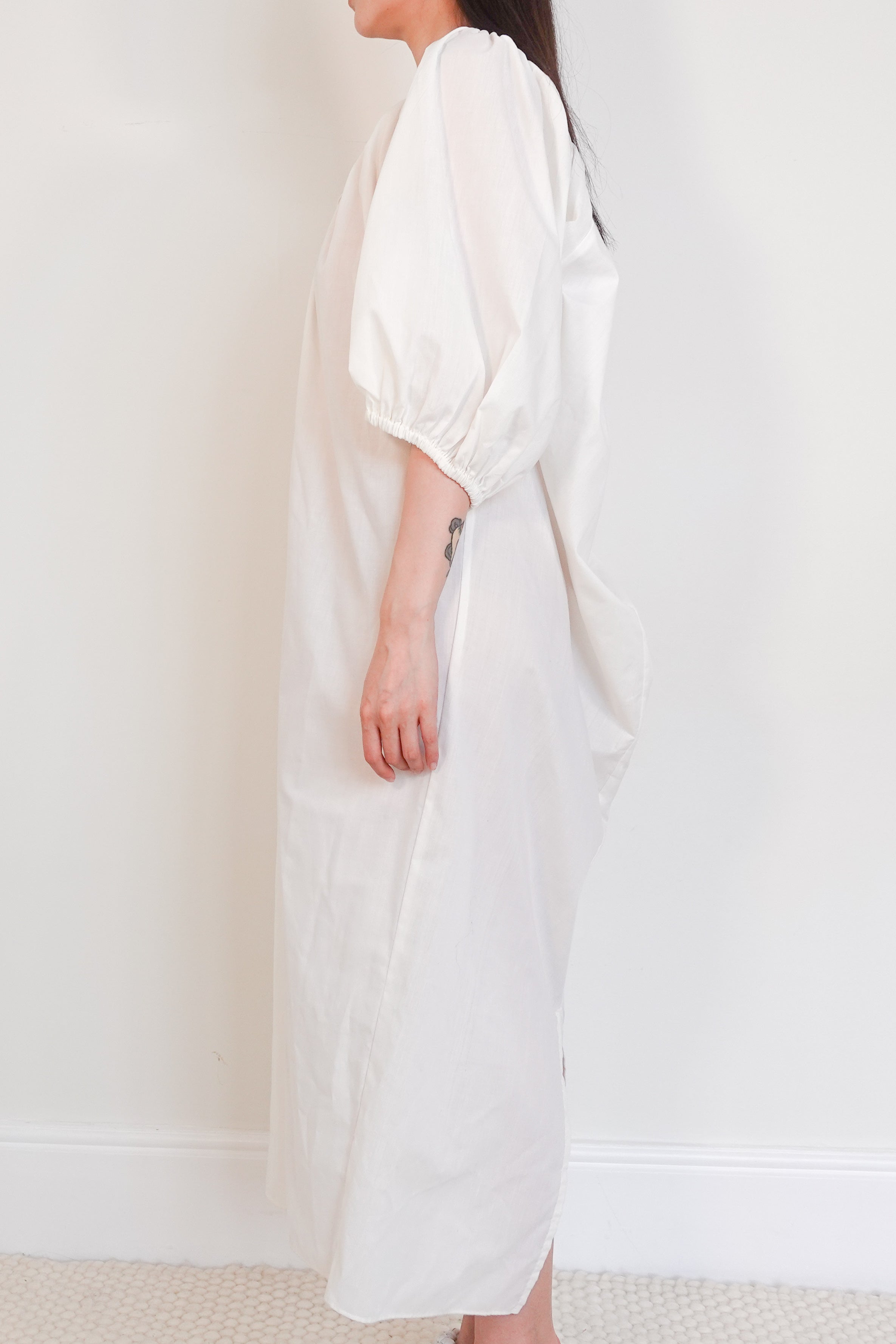 Long white cotton dress L RRP £260