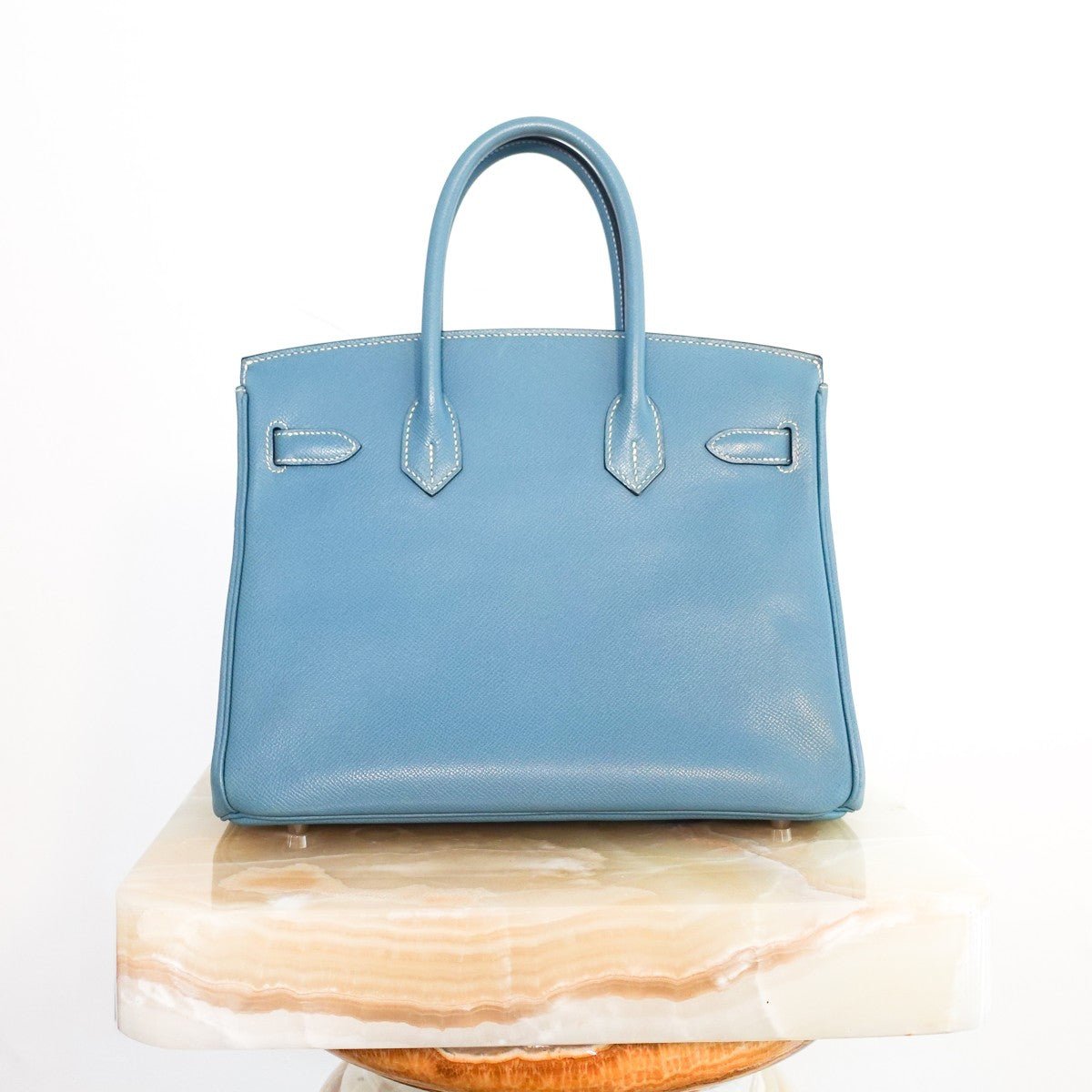 Birkin 30 in Blue Jean Epsom Leather - Reloved Again