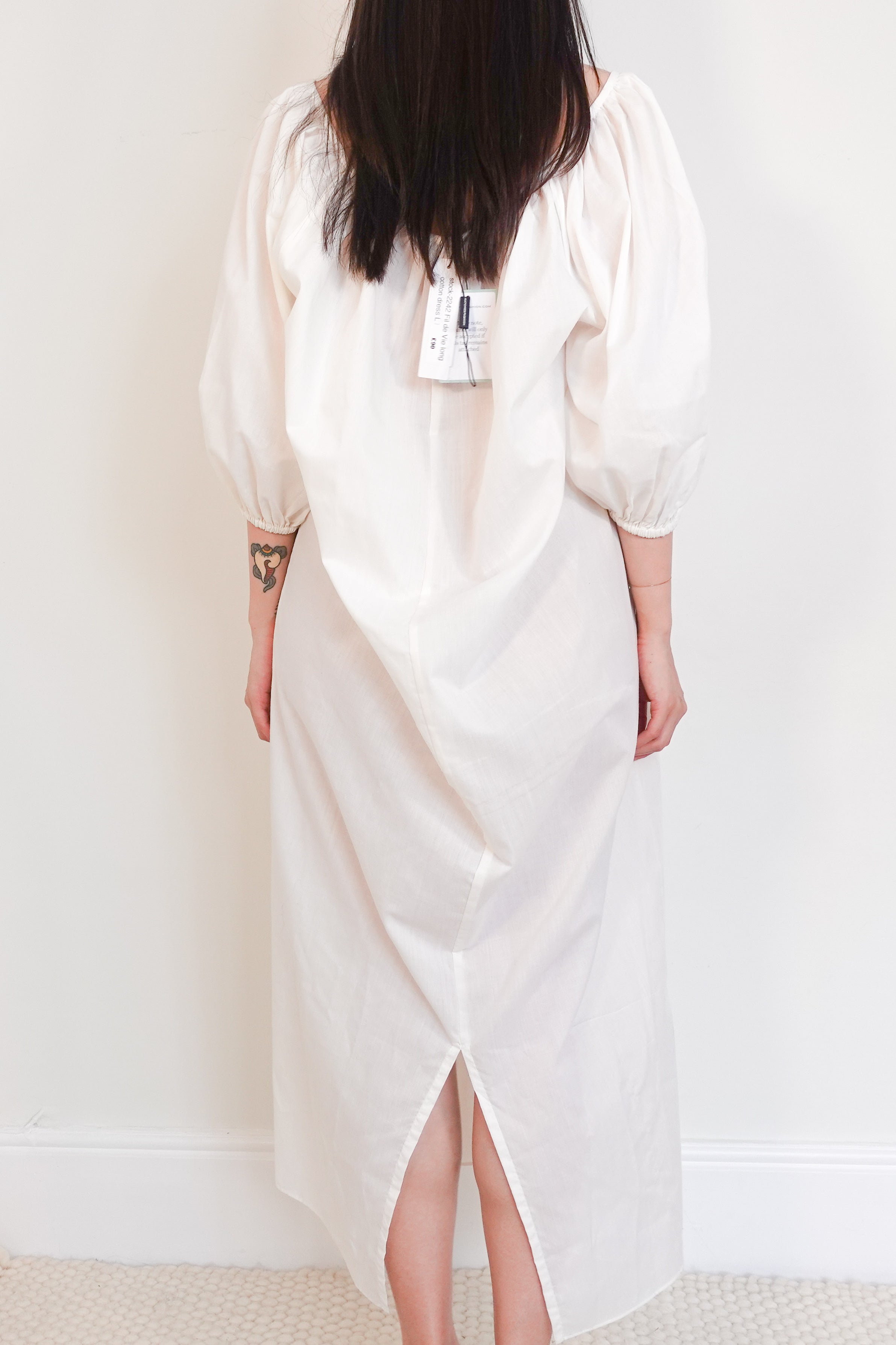 Long white cotton dress L RRP £260