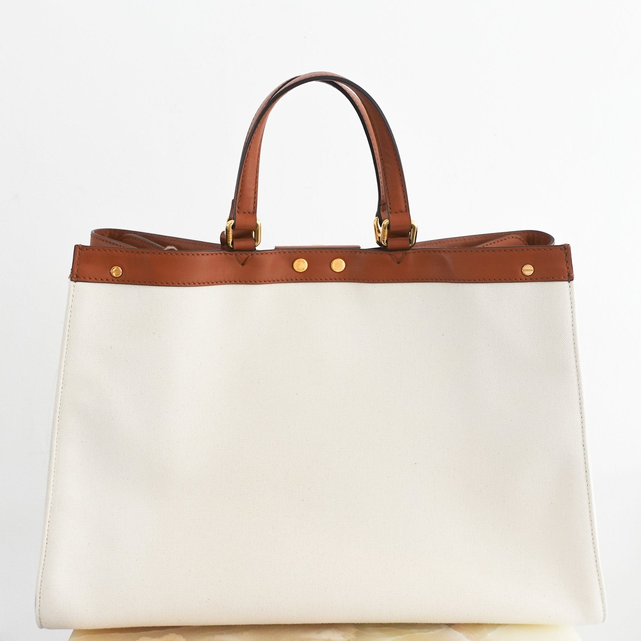 Fendi 2021 Zucca Peekaboo X - Tote Bag RRP £3.7K | Authentic Preloved - Reloved Again