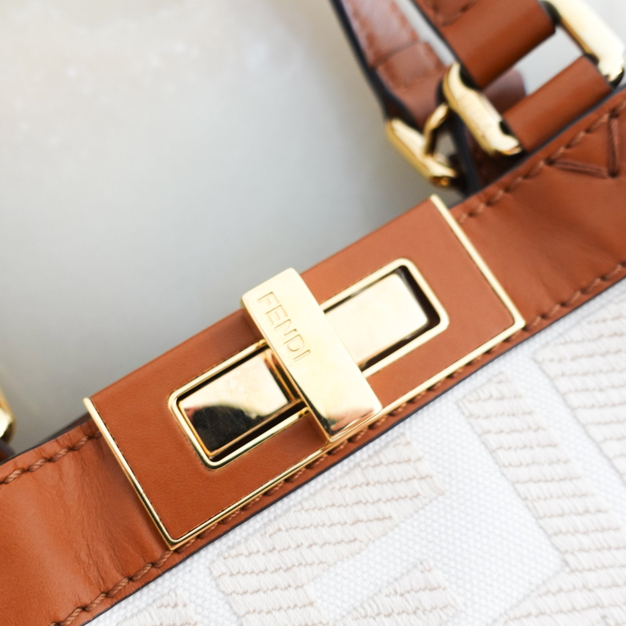 Fendi 2021 Zucca Peekaboo X - Tote Bag RRP £3.7K | Authentic Preloved - Reloved Again