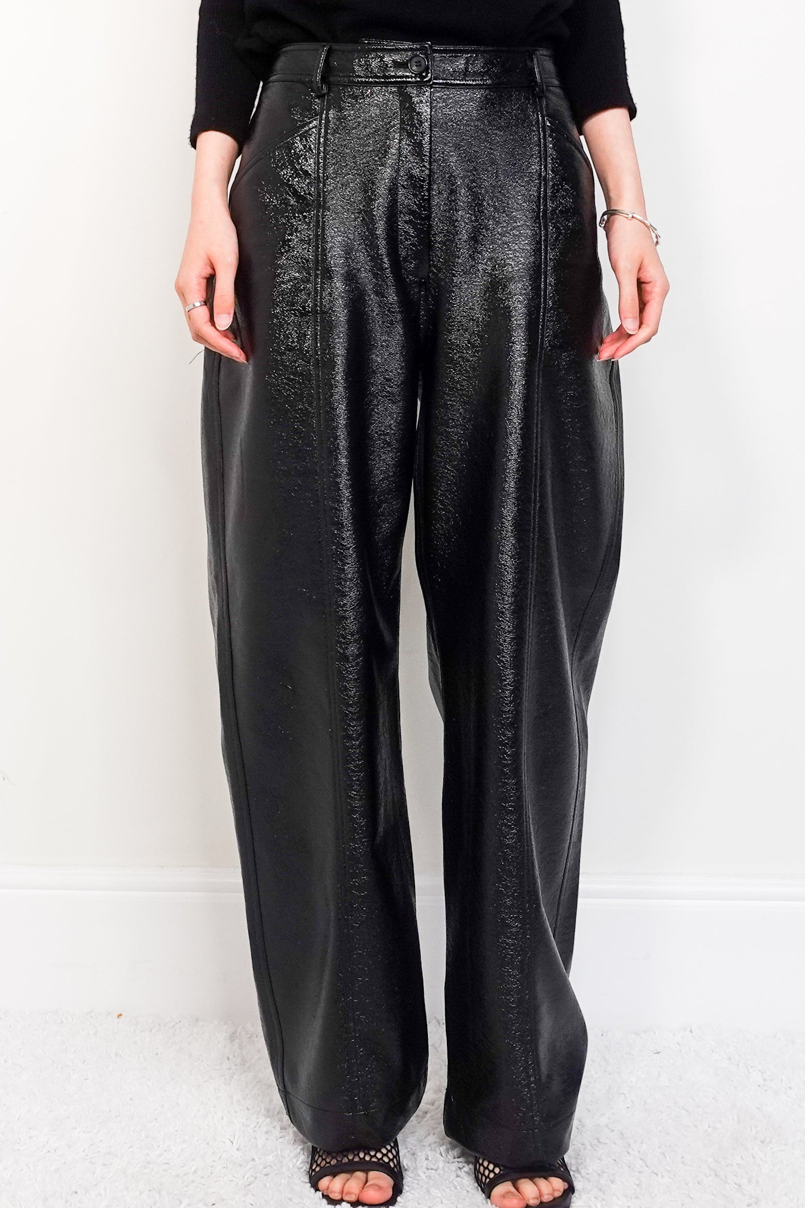 Faux Leather Trousers RRP £250