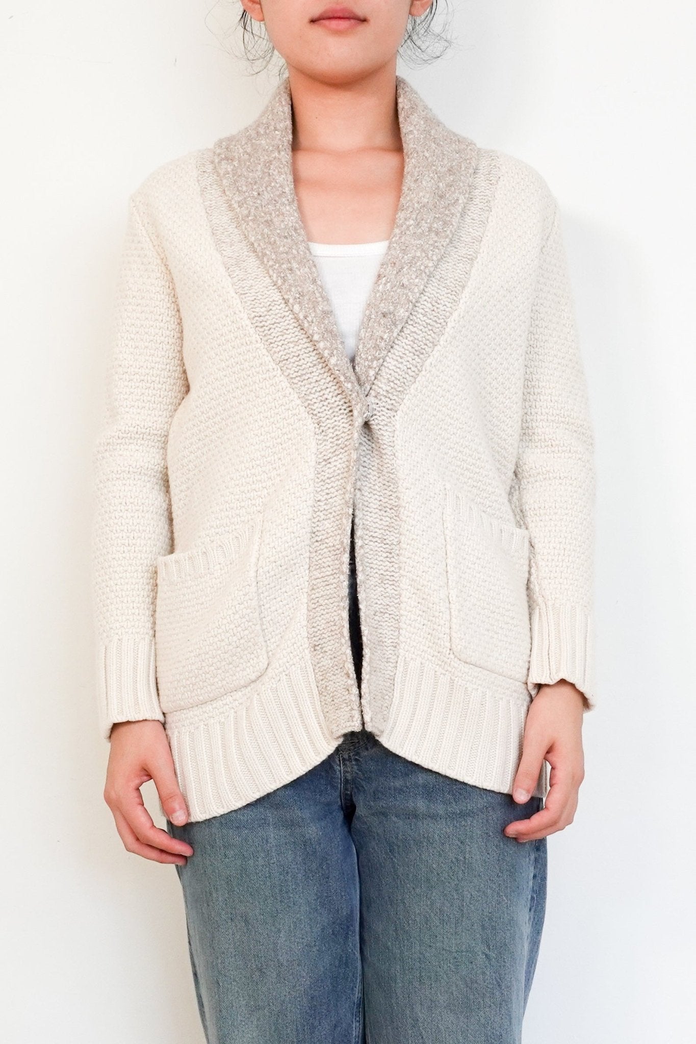 Fabiana Filippi Cream Cardigan RRP £1K | Authentic Preloved - Reloved Again