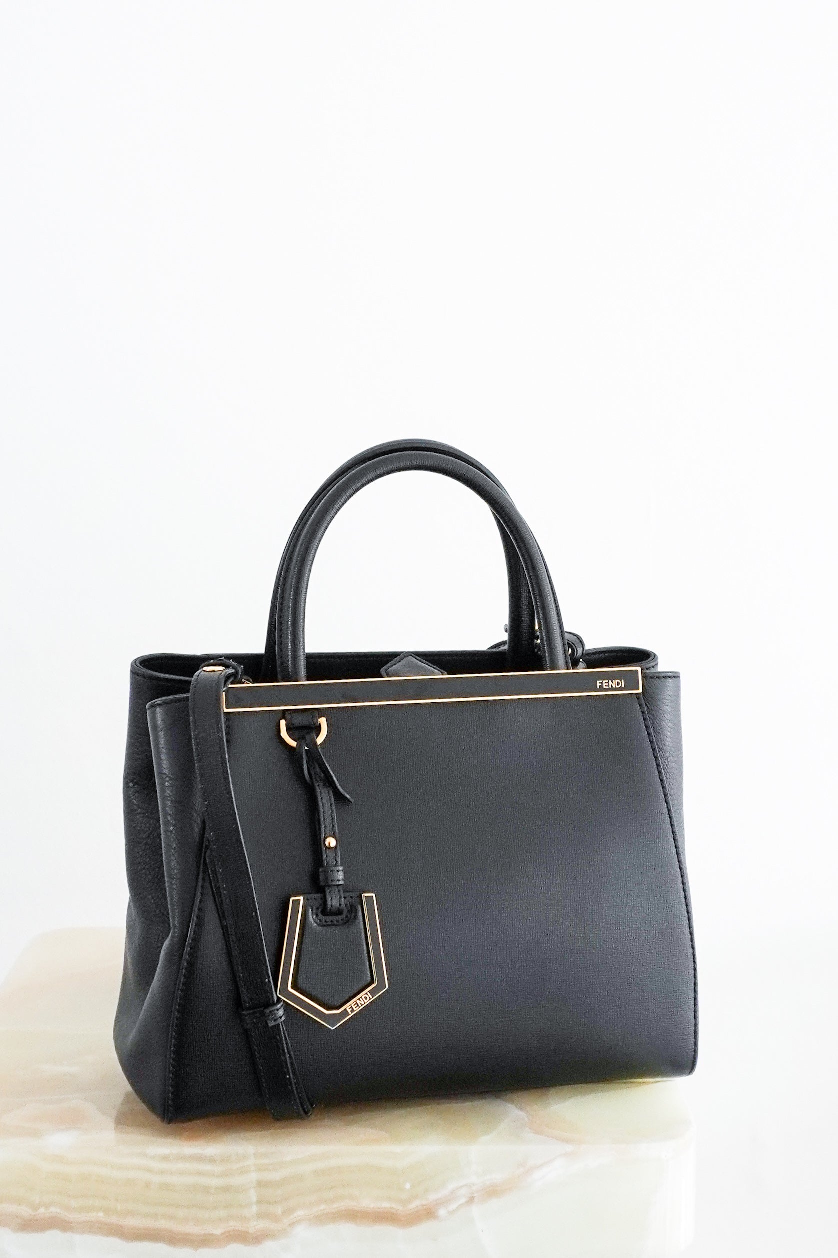 Fendi-Black-2Jours-Crossbody-Bag-front-picture-Chelsea-London