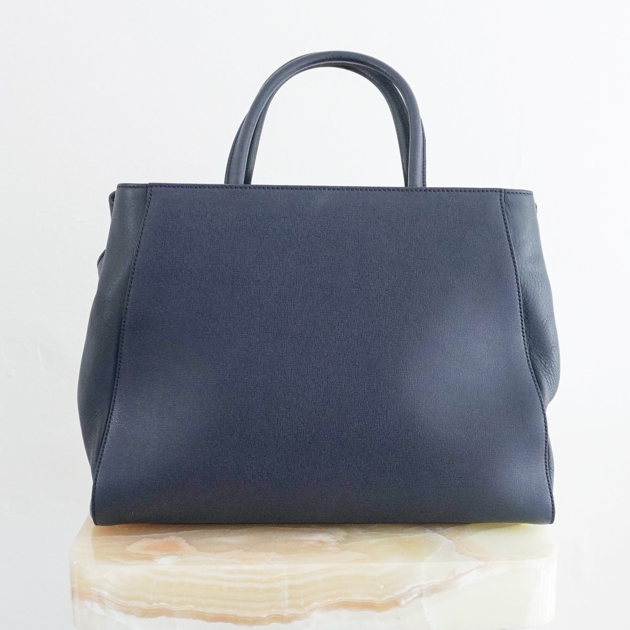 Fendi Medium 2Jours Crossbody Bag in Navy RRP £2000 | Authentic Preloved - Reloved Again
