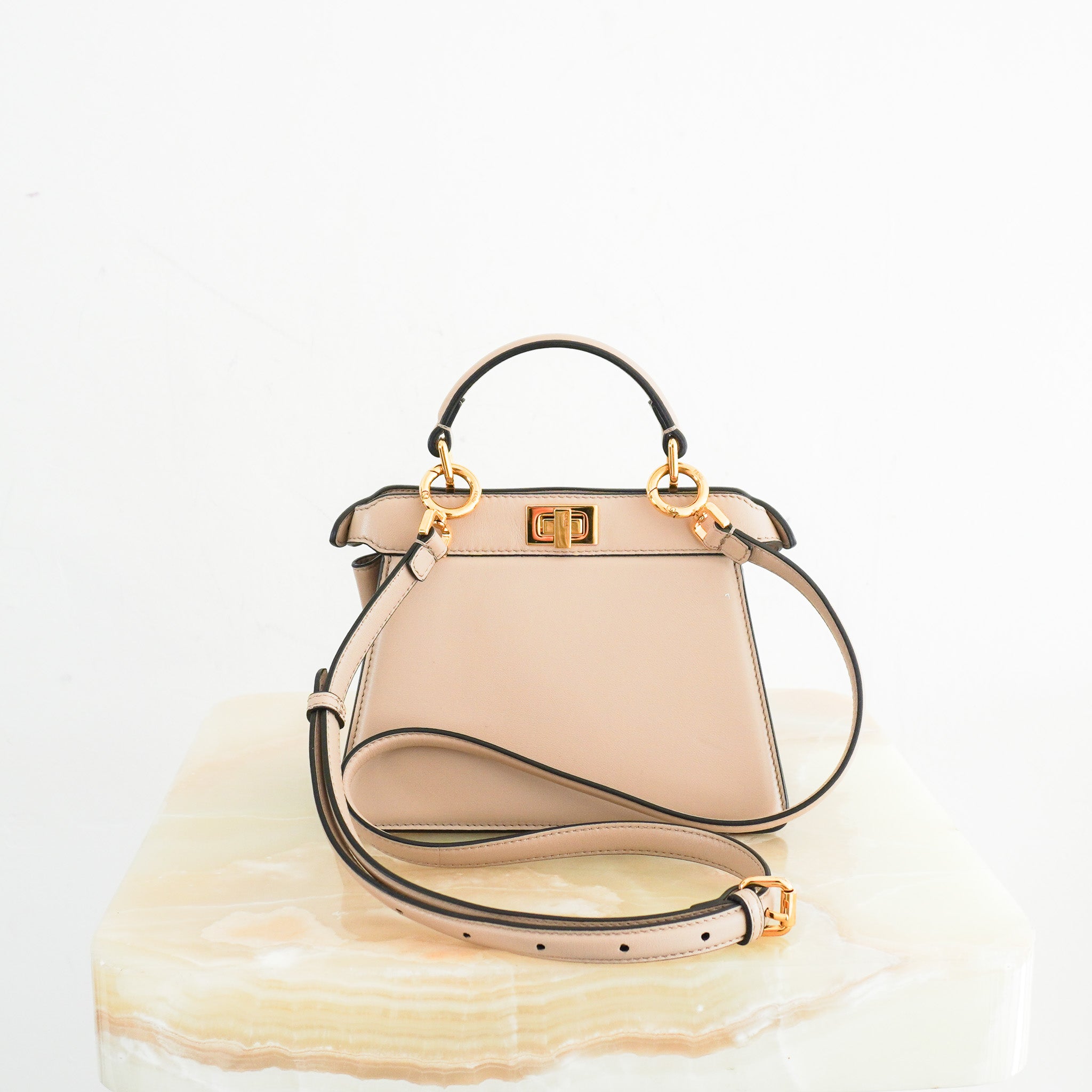 Fendi-Peekaboo-Mini-Tote-in-Beige-back-picture