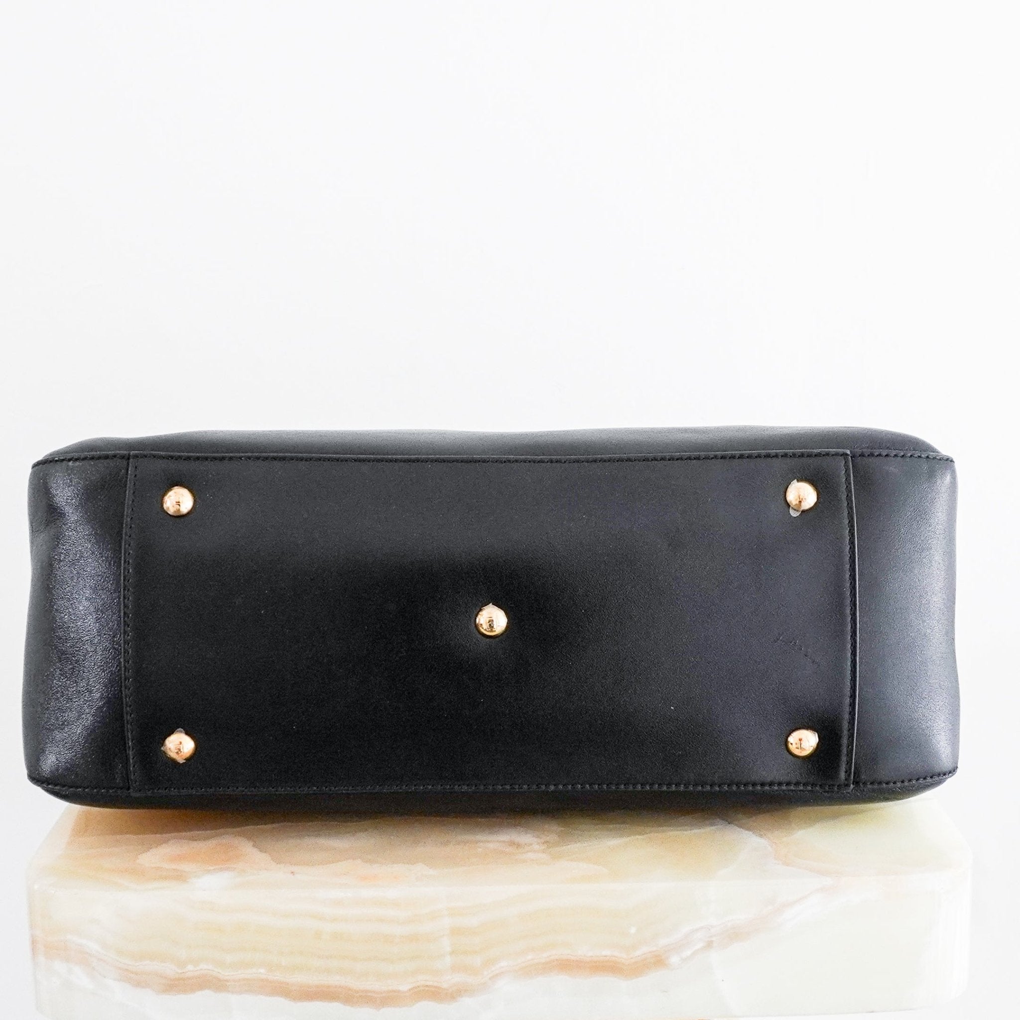 Fendi Selleria FF Handle Tote in Black RRP £2738 | Authentic Preloved - Reloved Again