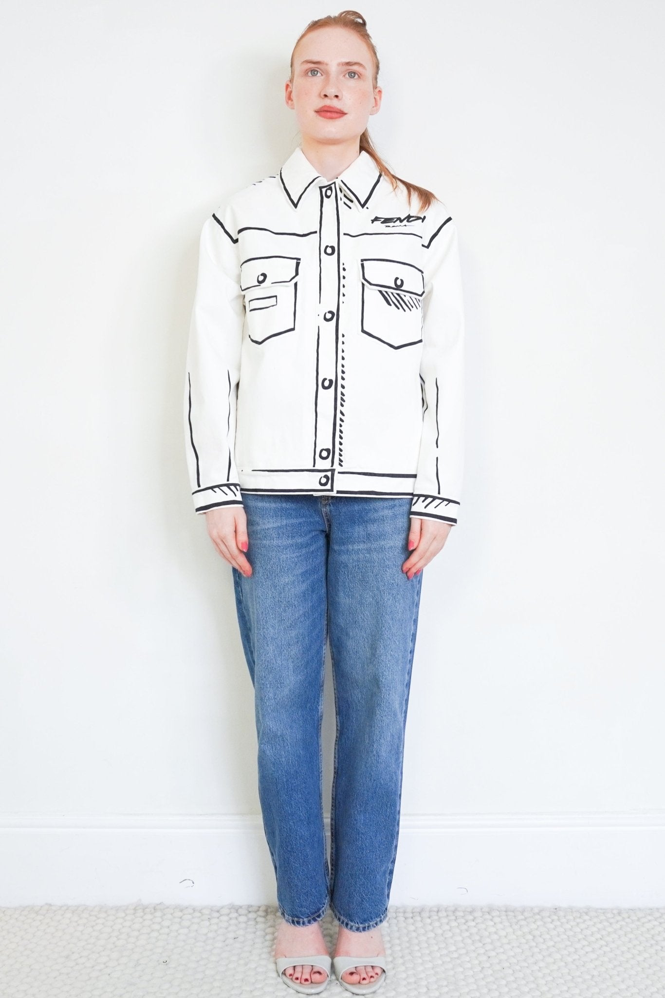 Fendi x Joshua Vides Denim Jacket RRP £2100 | Authentic Preloved - Reloved Again