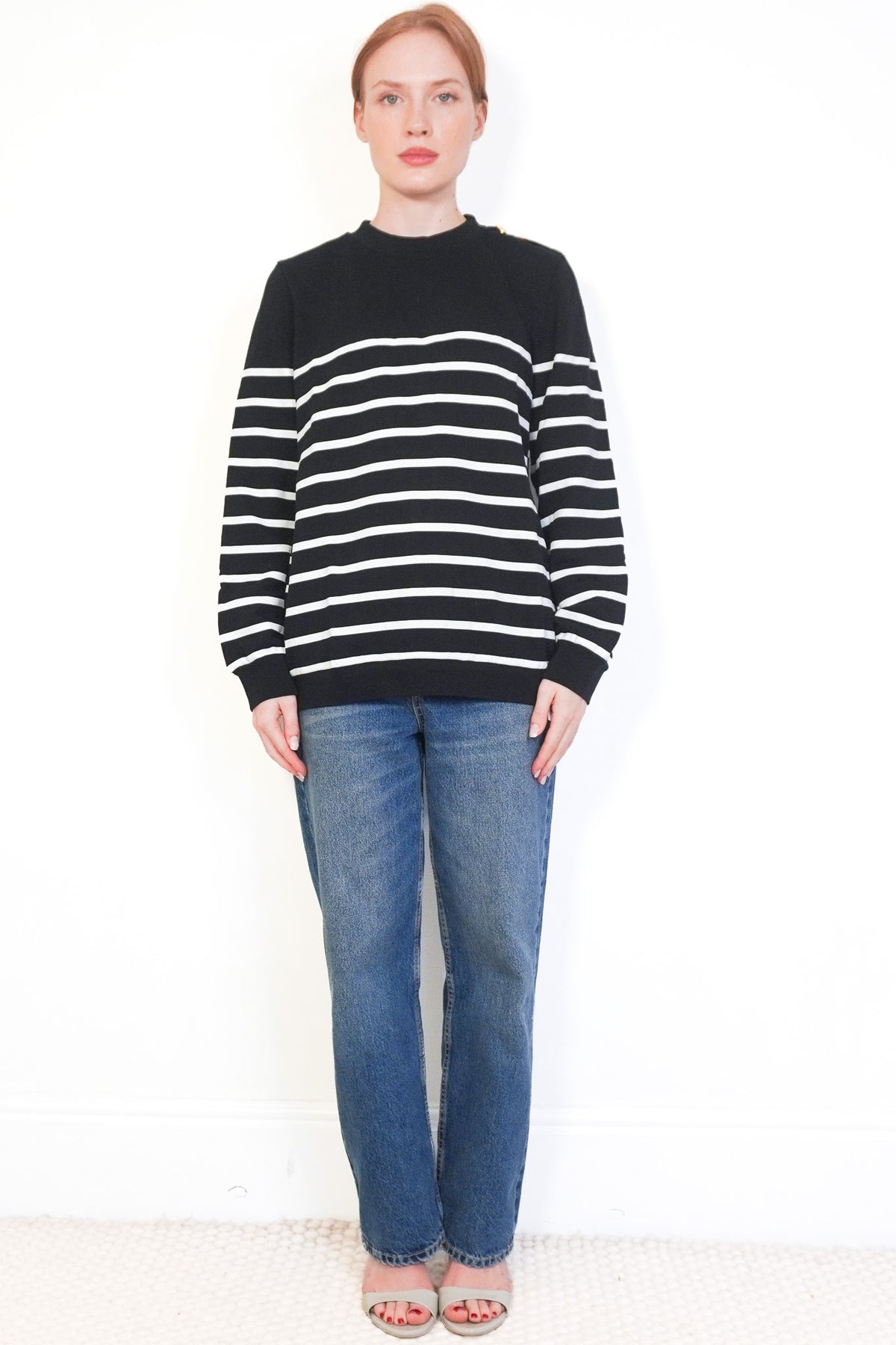 Front: Balmain Breton Top