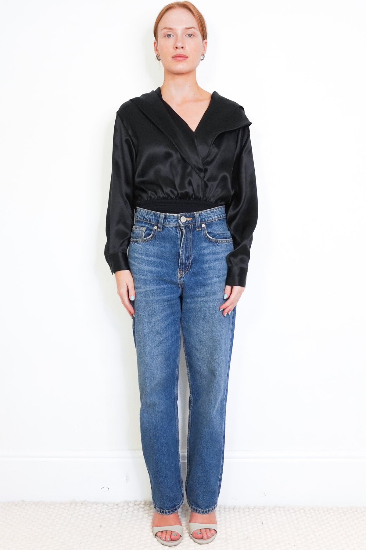 Alaia Silk Hooded Black Bodysuit (RRP £1300) | Authentic Preloved - Reloved Again