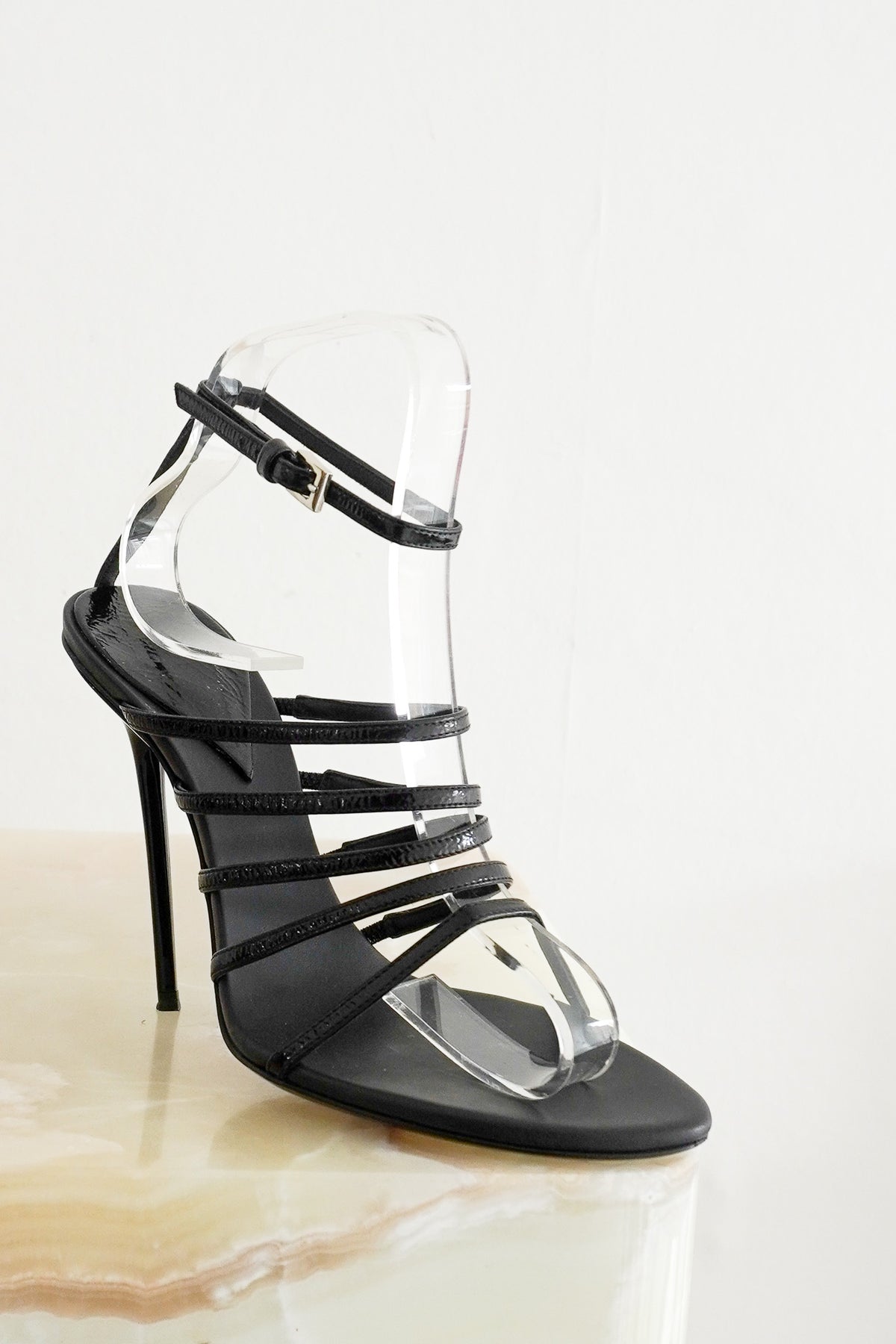 Alaia Black Multistrap Heeled Sandals RRP £920 | Preloved Authentic - Reloved Again