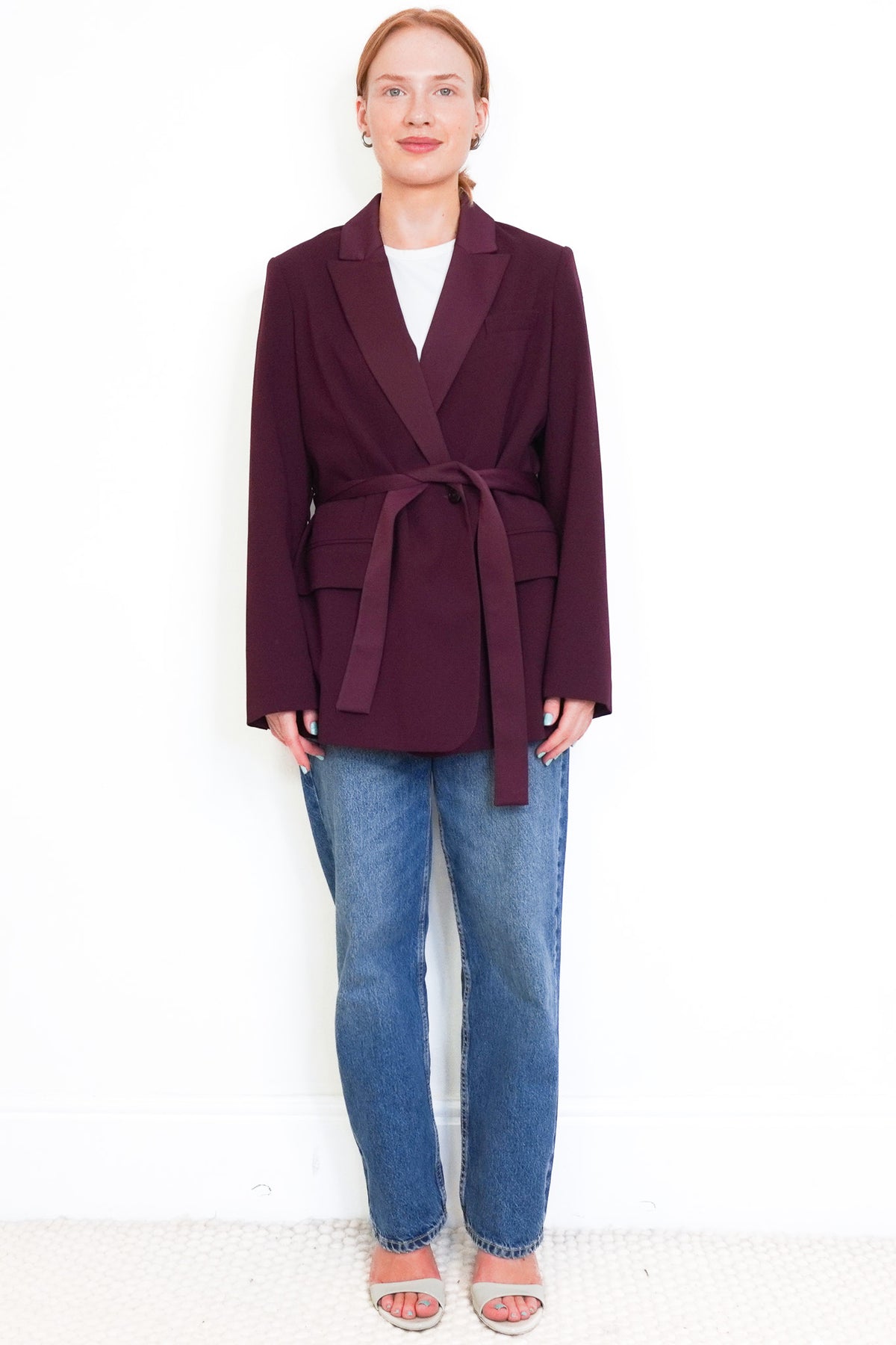 Claudie Pierlot Belted Blazer (RRP £429) | Authentic Preloved - Reloved Again