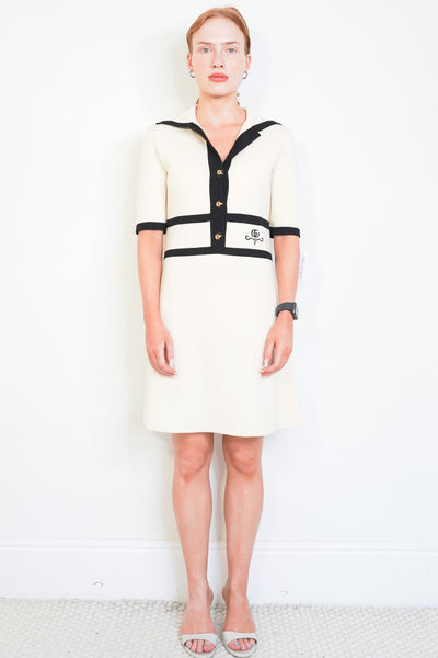 gucci knit dress Piquet Polo (RRP £1700) The model is 178cm autotag_not_full_price_gs Feeling Of Forever White Taille:2