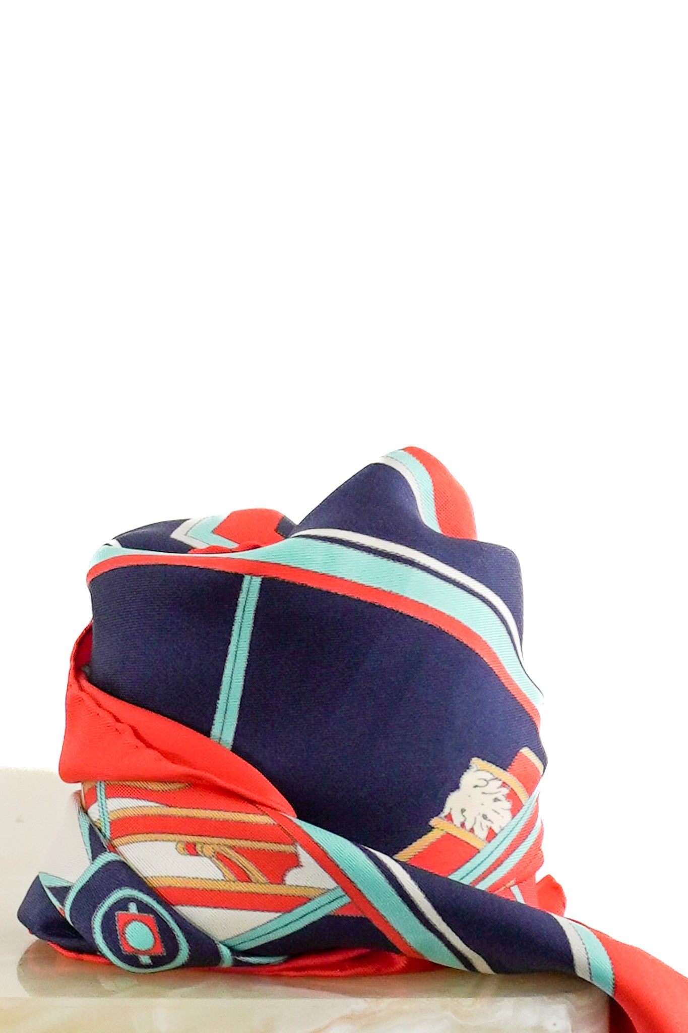 Hermes Washington's Carriage Carré 90 Twill Scarf (RRP £520) | FINAL S
