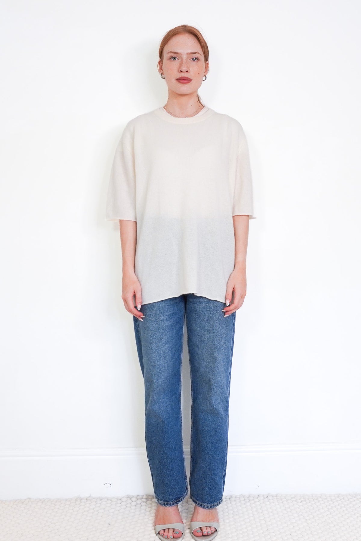 Front Image: Jardin des Oranges Cream Jumper Chelsea London