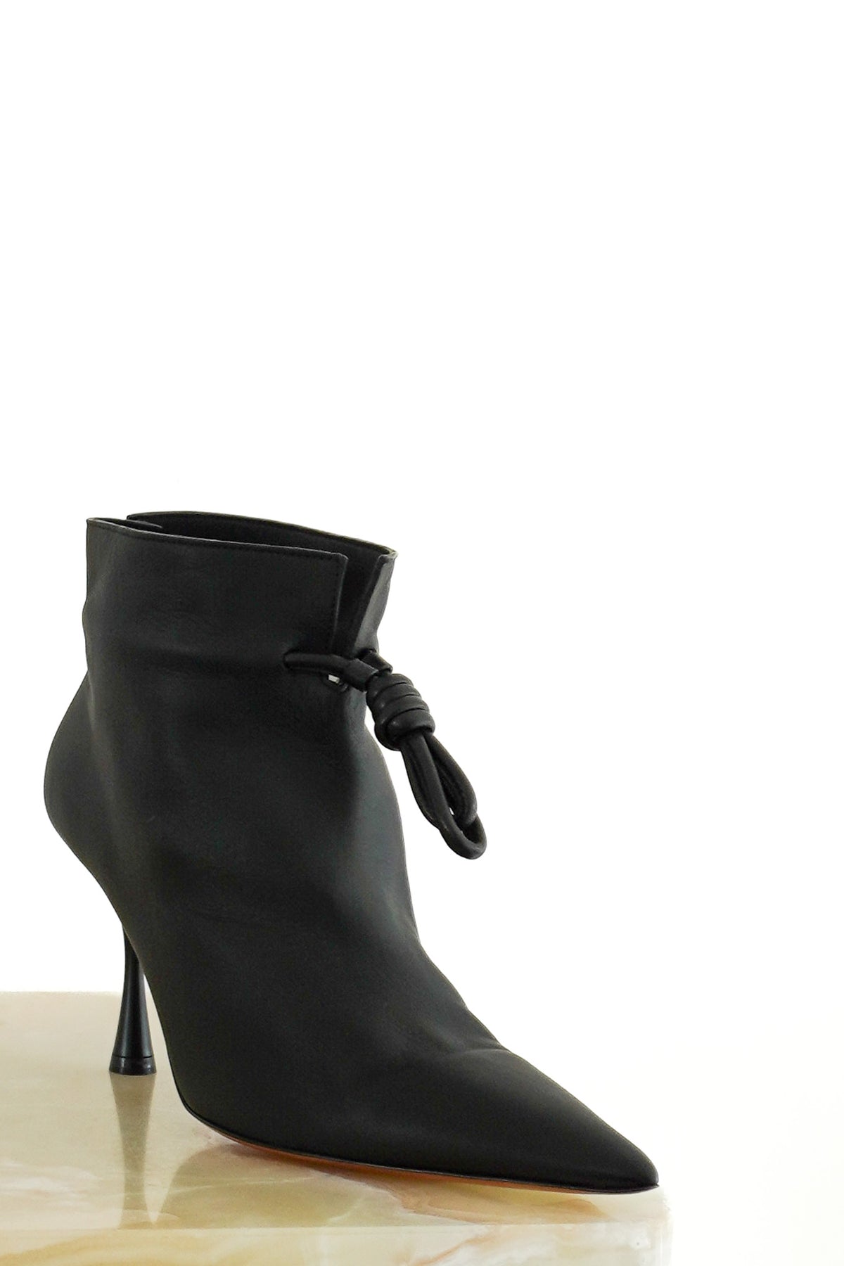 Front Image: Loewe Flamenco Leather Ankle Boots UK 6 