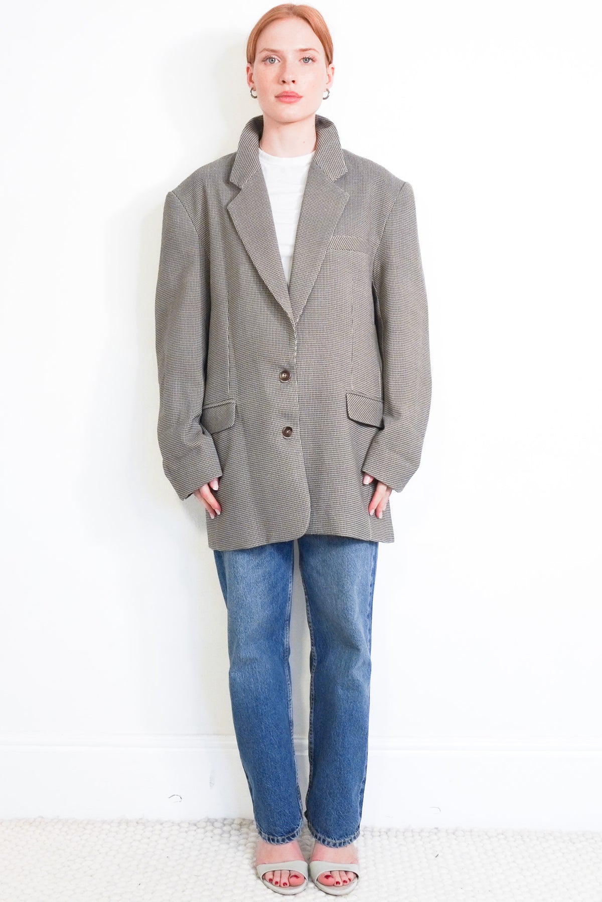 Front Image: Mes Demoiselles Houndstooth Blazer