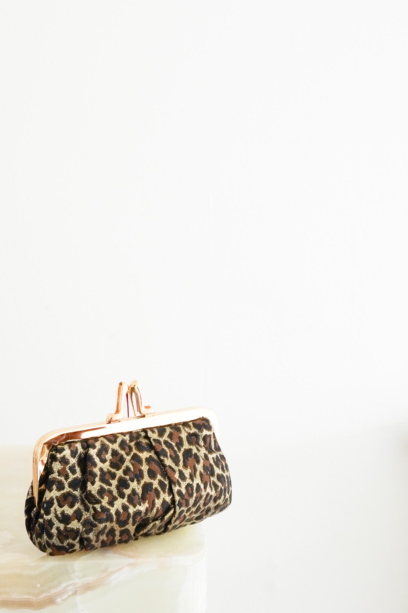 Christian Louboutin Leopard Print Clutch RRP £465 | Authentic Preloved - Reloved Again