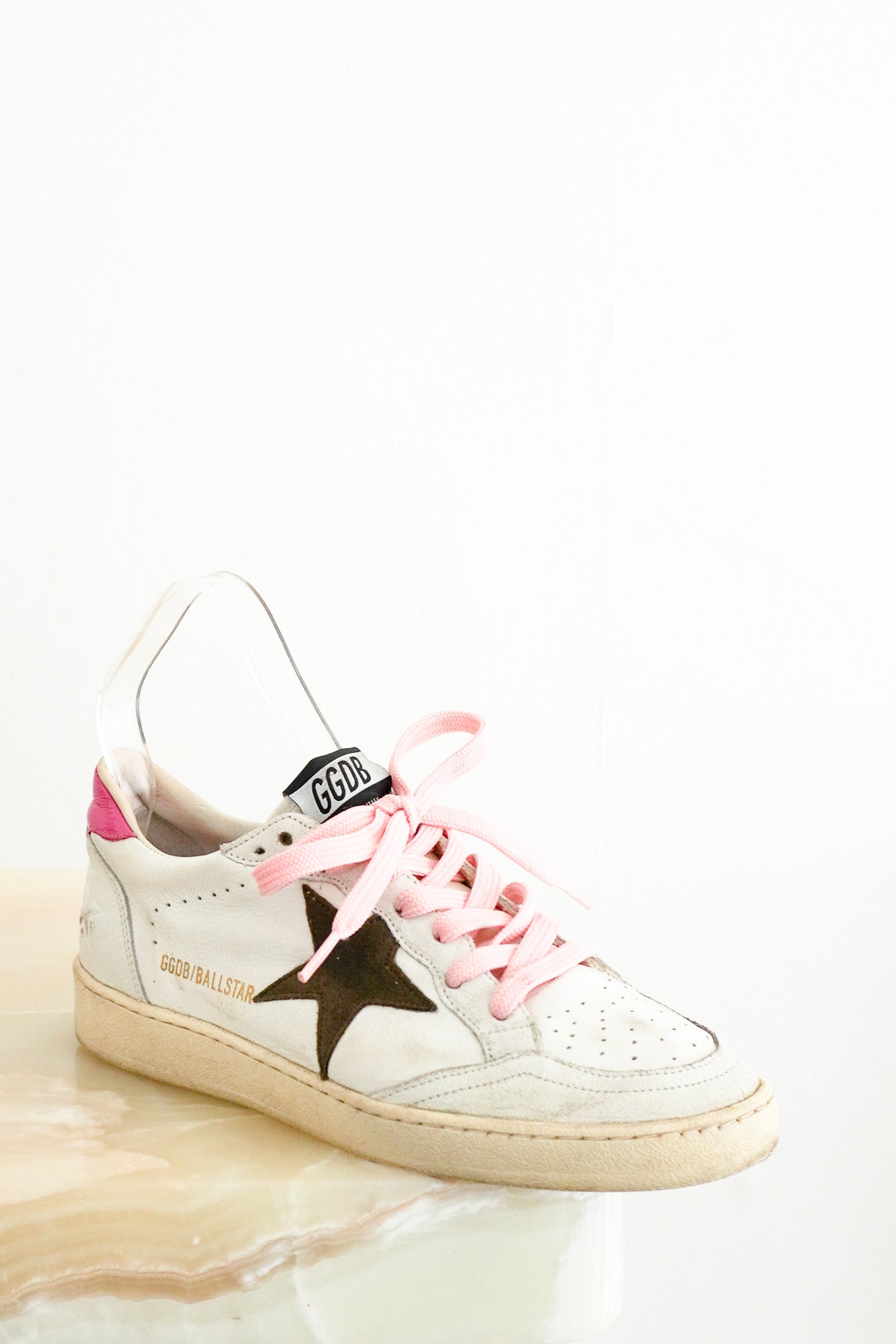 Front Photo of the Golden Goose Ball Star Trainers Chelsea London