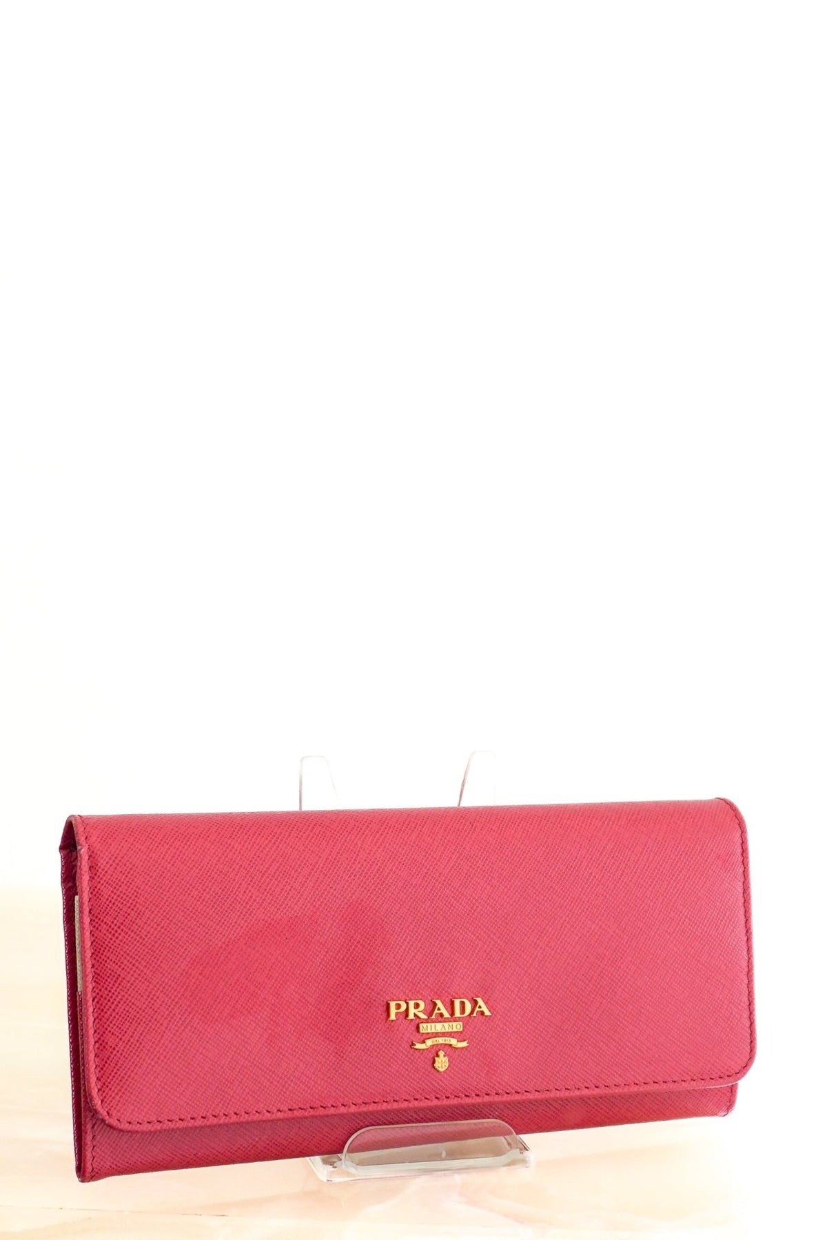 Prada Large Saffiano Calfskin Leather Wallet (RRP £740) | Authentic Preloved - Reloved Again