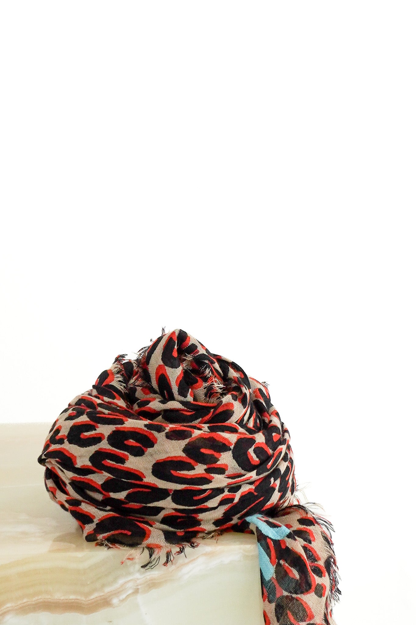 Louis Vuitton x Stephen Sprouse Leopard Print Cashmere & Silk Stole (RRP £700) | Authentic Preloved - Reloved Again