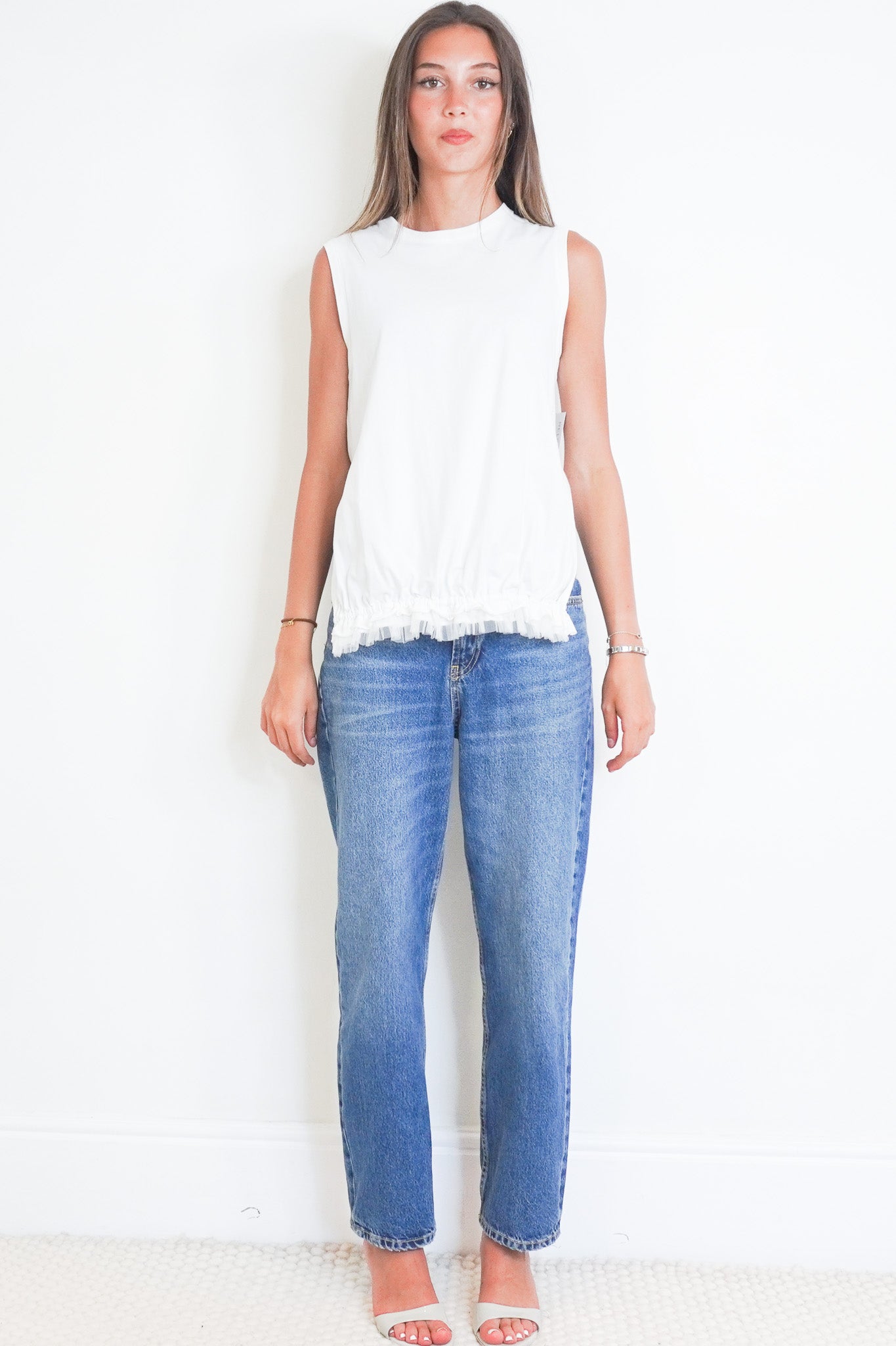 Front image Simone Rocha White Top Chelsea London
