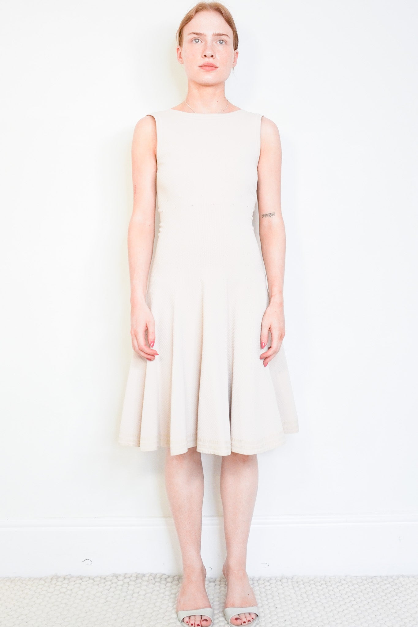 Alaia Paris Cream Dress (RRP £1700) | Authentic Preloved - Reloved Again