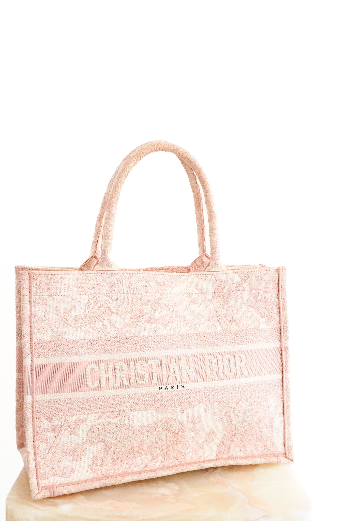 Front image of the Christian Dior Medium Book Tote – Bodrum Limited Edition Chelsea London
