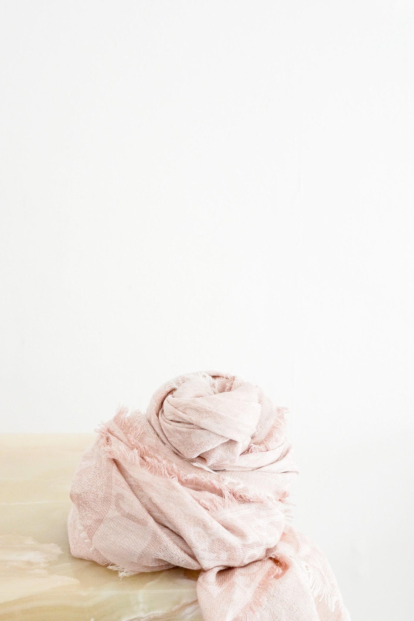 Front image of the Dior Pink Scarf Chelsea london